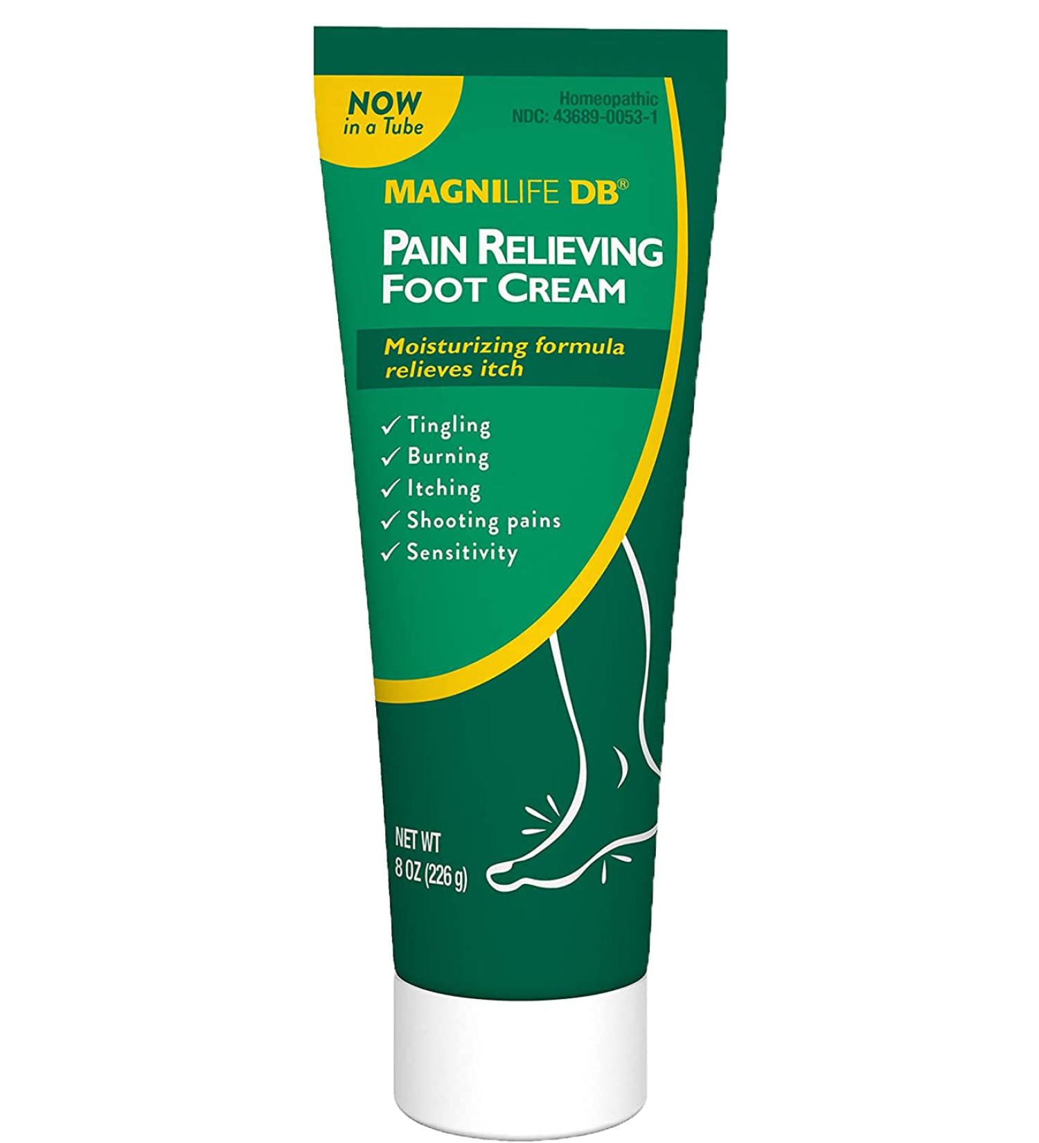 MagiLife DB Foot Cream for Dry Cracked Itchy Sensitive Skin - 8 oz Tube - Buy Online on GoSupps.com