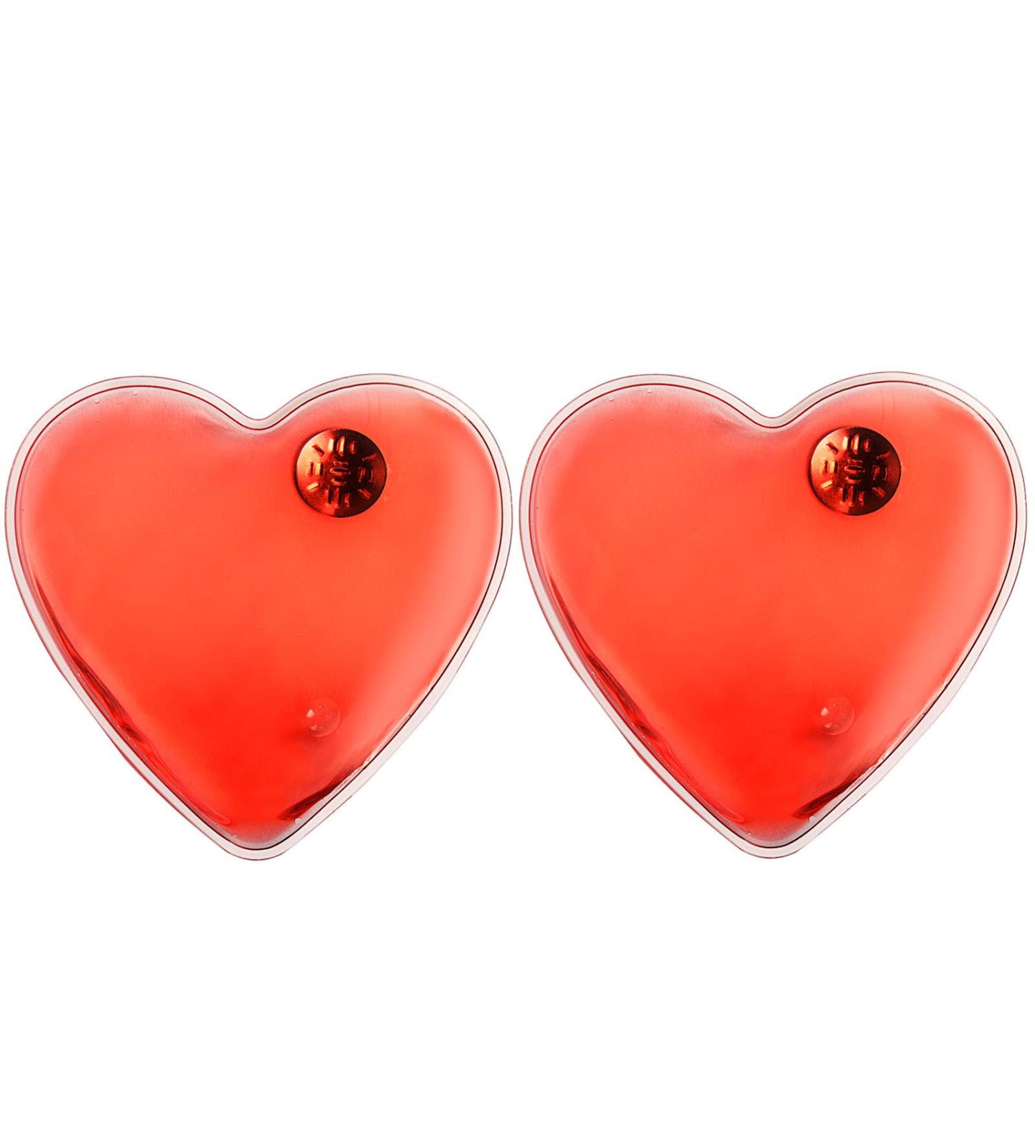 Vicloon Hand Warmers Set of 2 - Reusable Heart-Shaped Pocket Heating Pads for Cold Days & On-the-Go - Perfect for Kids & Office Use - Buy Online on GoSupps.com