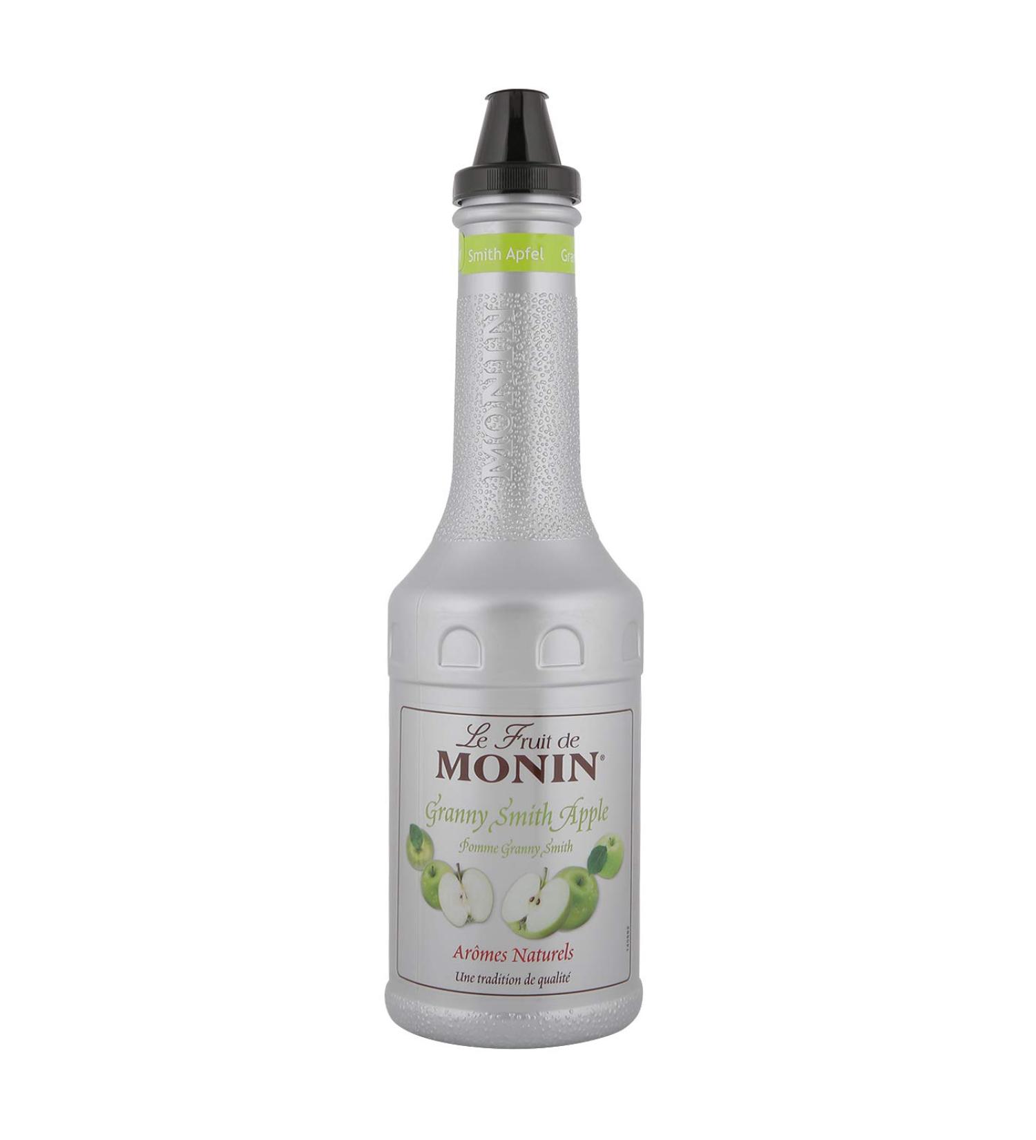 MONIN Le Fruit Pomme Verte - Fruit Preparation - For Cocktail Culinary and Smoothie - 1L - Buy Online on GoSupps.com