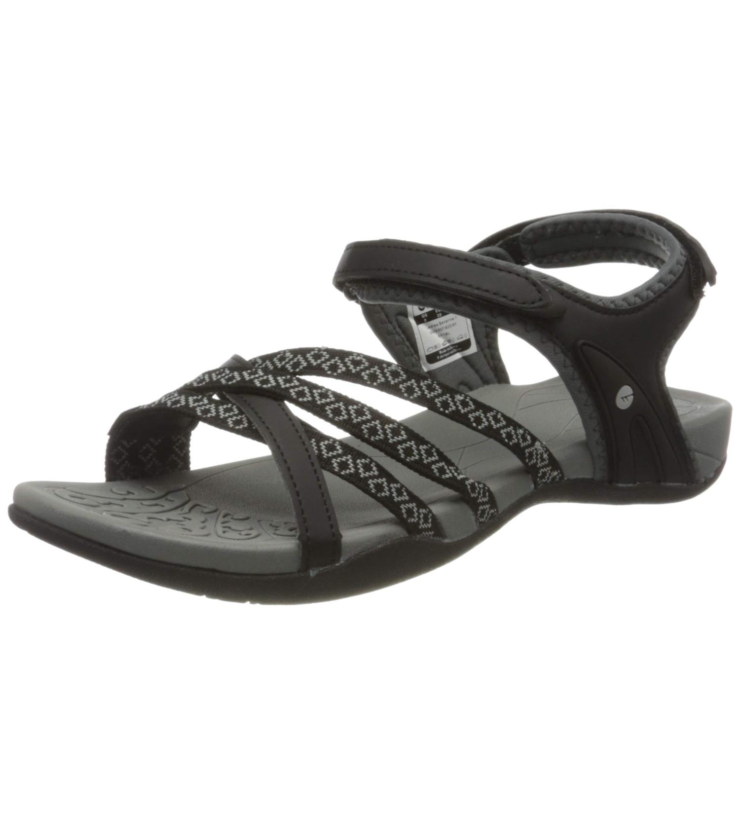 Hi-Tec Women's Savanna II Ankle Strap Sandals - 39 EU - Black Charcoal | Stylish & Comfortable Footwear for International Shipping - Buy Online on GoSupps.com