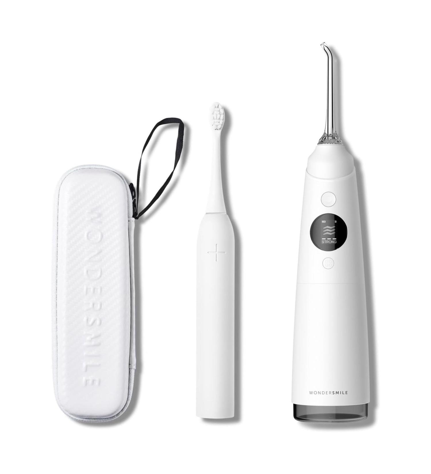 Wondersmile Schalltzahnbrush Pro Ultimate White Oral Care Set | 1 Pack for Bright Smiles - Buy Online on GoSupps.com