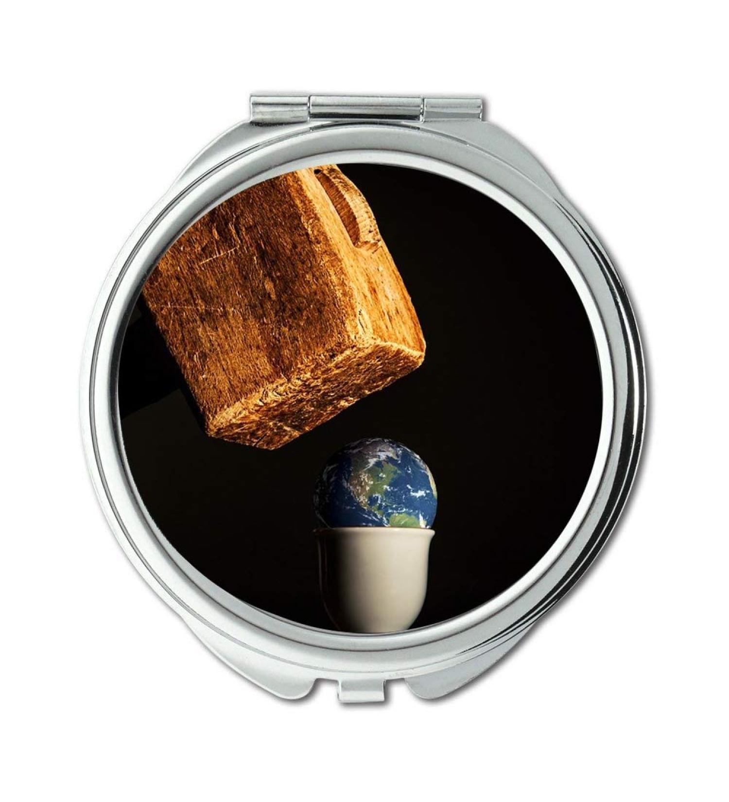 Mirror mouse trap bottle earth Only A 3-Minute Earth Earth Planet Climate makeup mirrors pocket mirror portable mirror - Buy Online on GoSupps.com