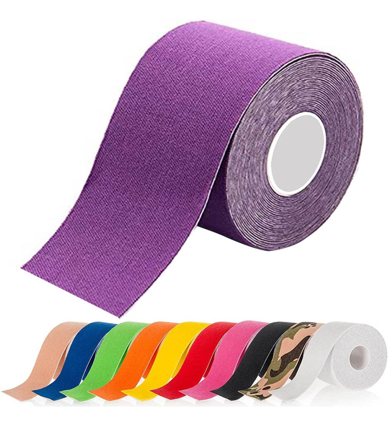 ATETEO Kinesiology Tape O-Purple Small 5m x 2.5cm - Buy Online on GoSupps.com