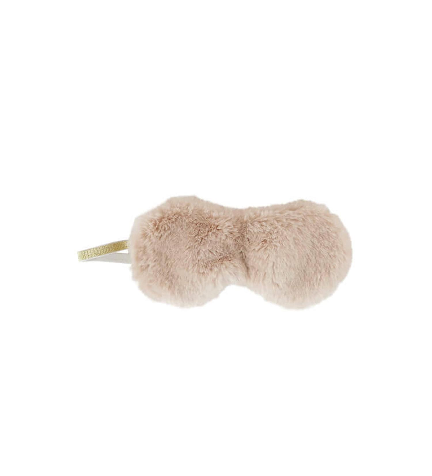 Donna Salyers' Fabulous-Furs Sparkle-Band Faux-Fur Eye Mask in Rose Mink - Women's Sleep Mask - Buy Online on GoSupps.com