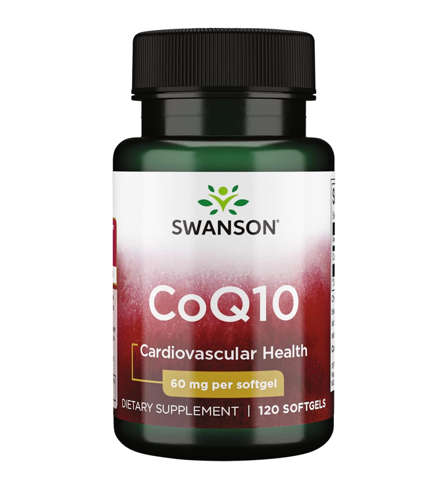 Buy Swanson CoQ10 60mg - 120 Softgels | Premium Heart Health Supplement | International Shipping Available - Buy Online on GoSupps.com