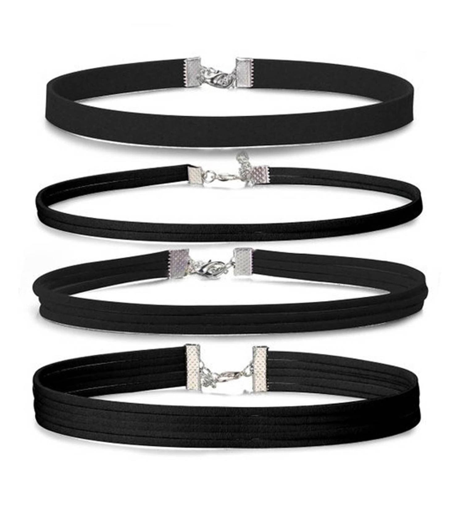 VSilay Lianxue Niche Neck Band Set - 4 Stylish & Trendy Dainty Necklaces for Women | Fashion Accessories - Buy Online on GoSupps.com