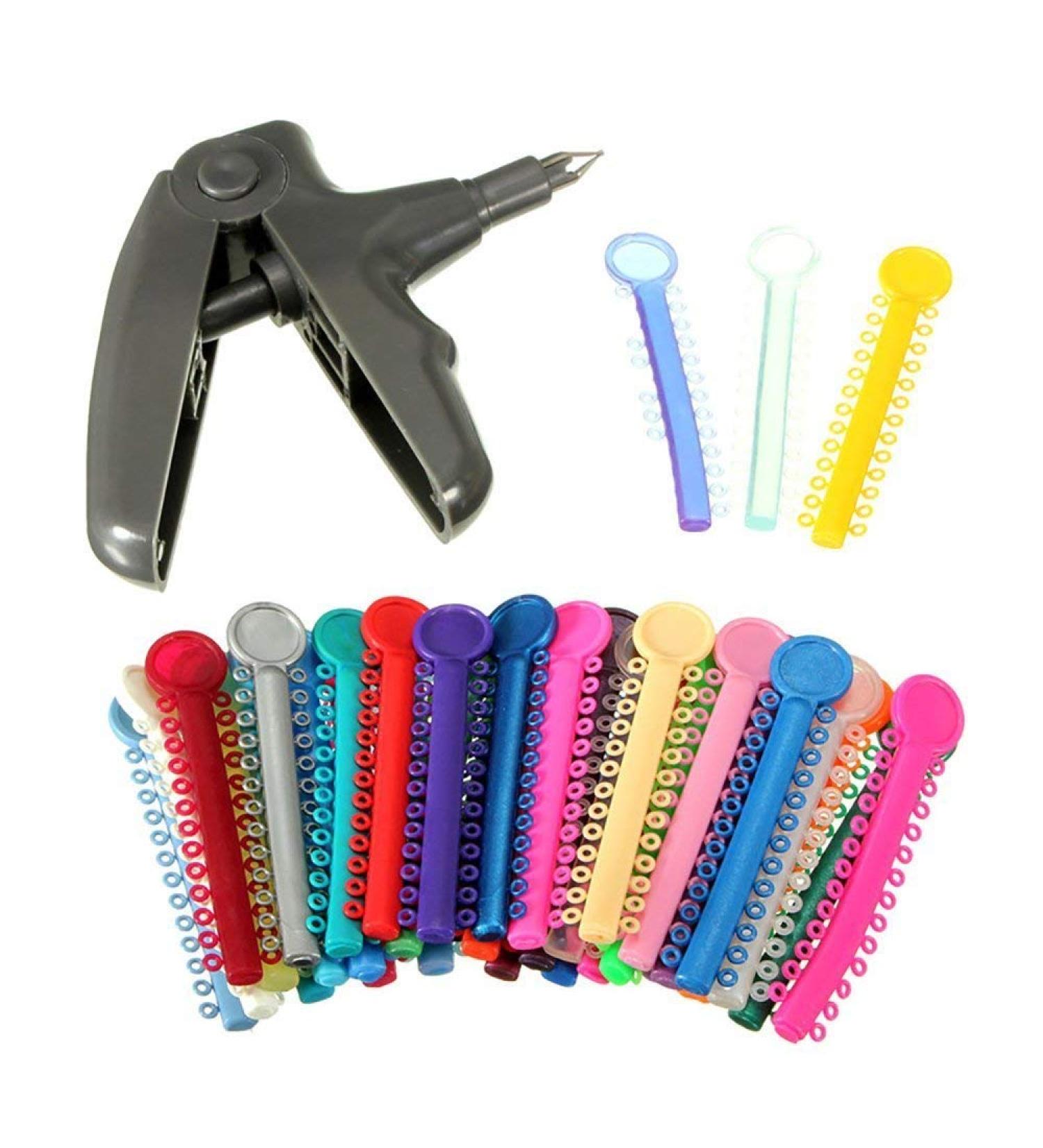 Orthodontic Braces Rubber Band Tool Kit - Gray Ligas Para Brackets Ortodoncia - Buy Online on GoSupps.com
