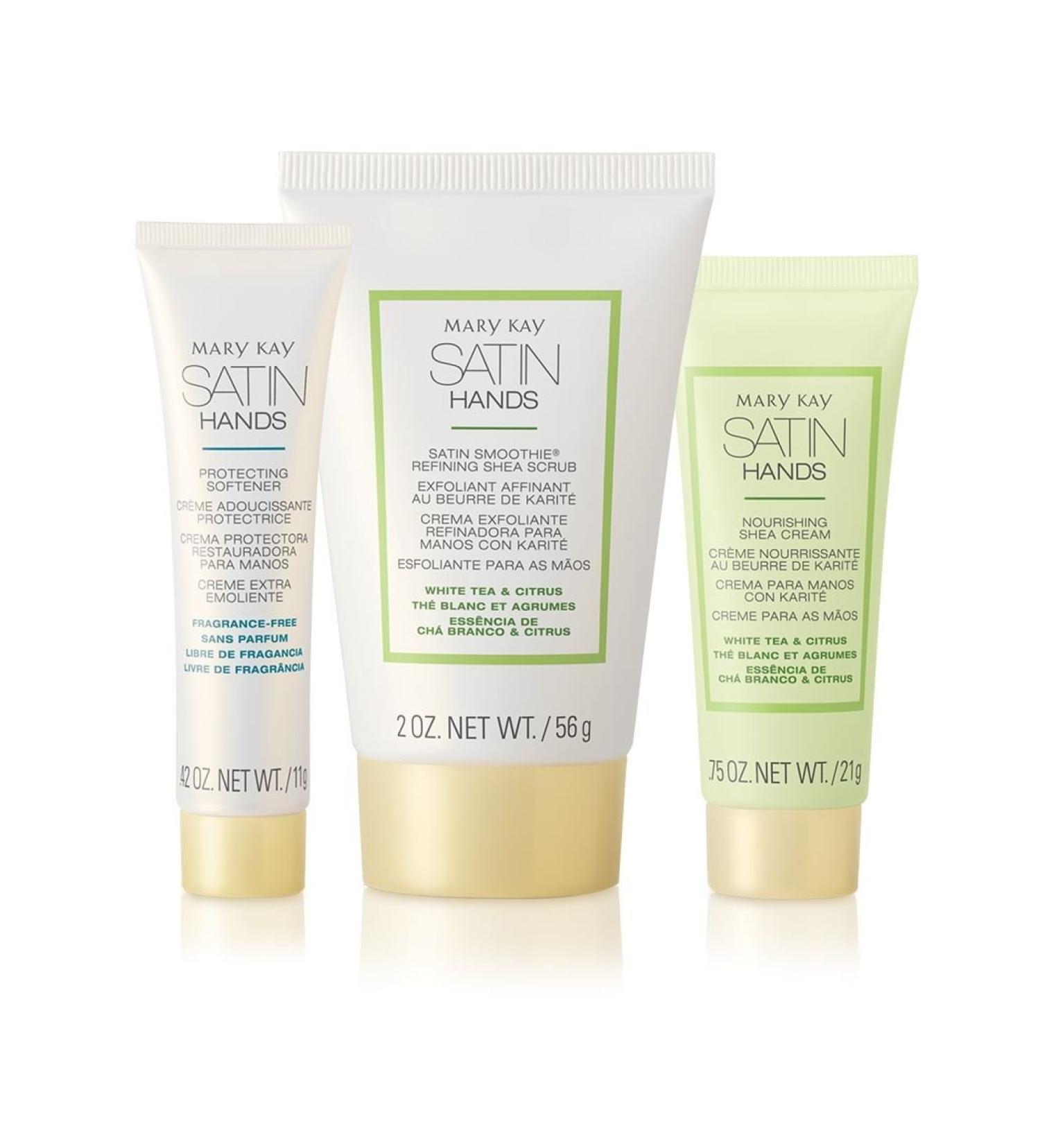 Mary Kay "White Tea & Citrus" Satin Hands Pampering Set Deluxe Mini