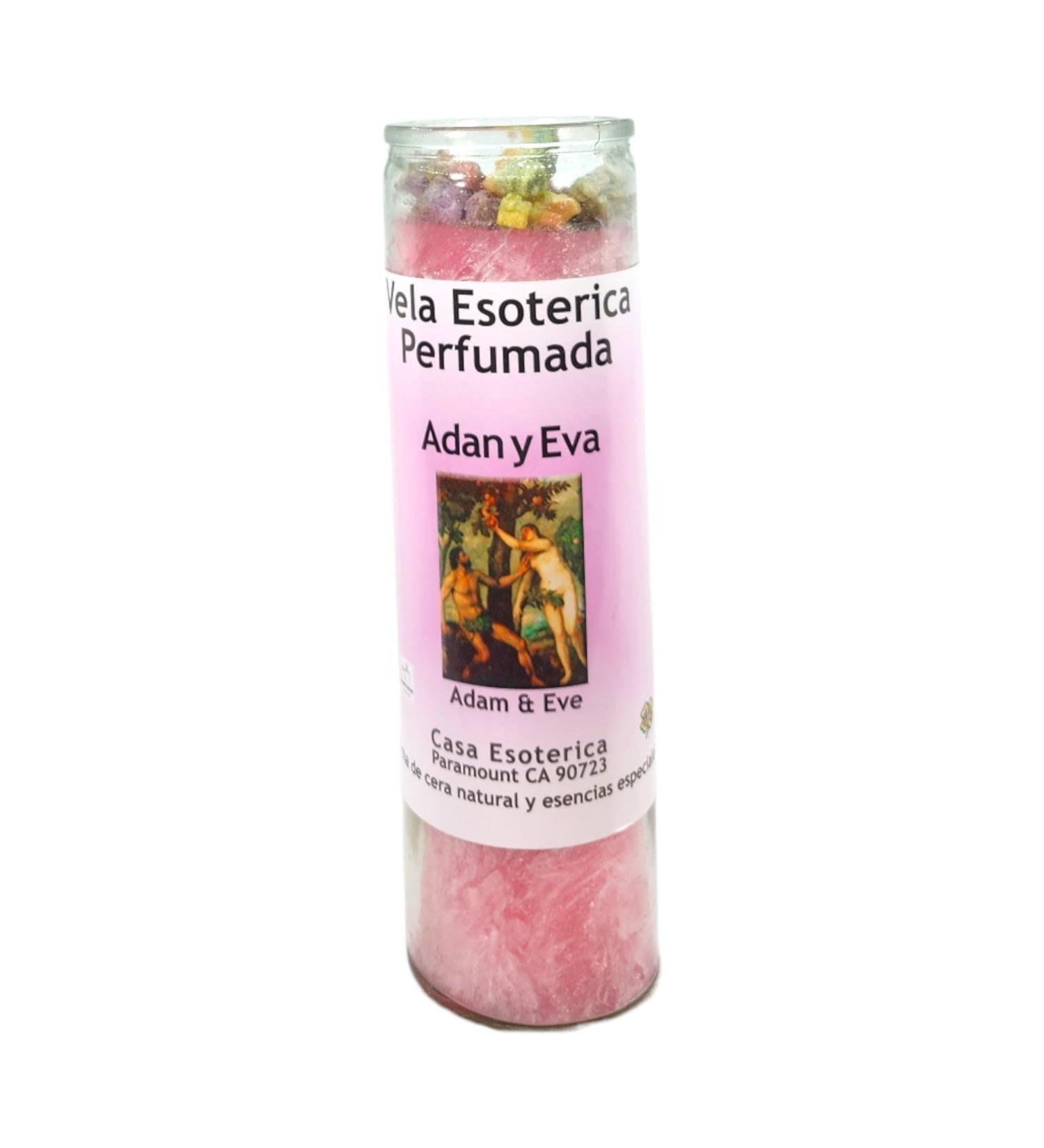 ADAM + EVE Palm Wax Pink Spell Candle | Vela Casa Esoterica Perfume - International Shipping - Buy Online on GoSupps.com