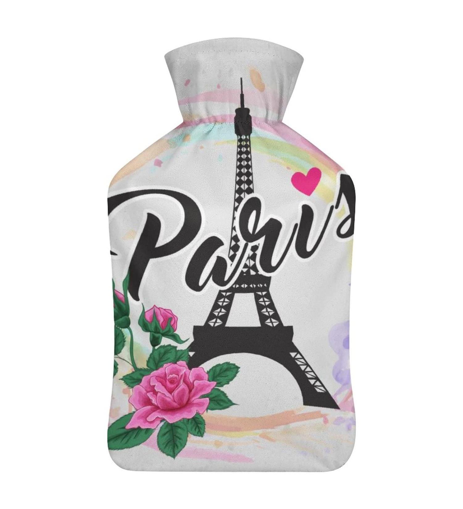 Buy Tower Flower Hot Water Bottle with Plush Cover - Ideal Bed Hand Warmer for Adults & Kids (26.5x15.3cm) - Fast International Shipping - Buy Online on GoSupps.com