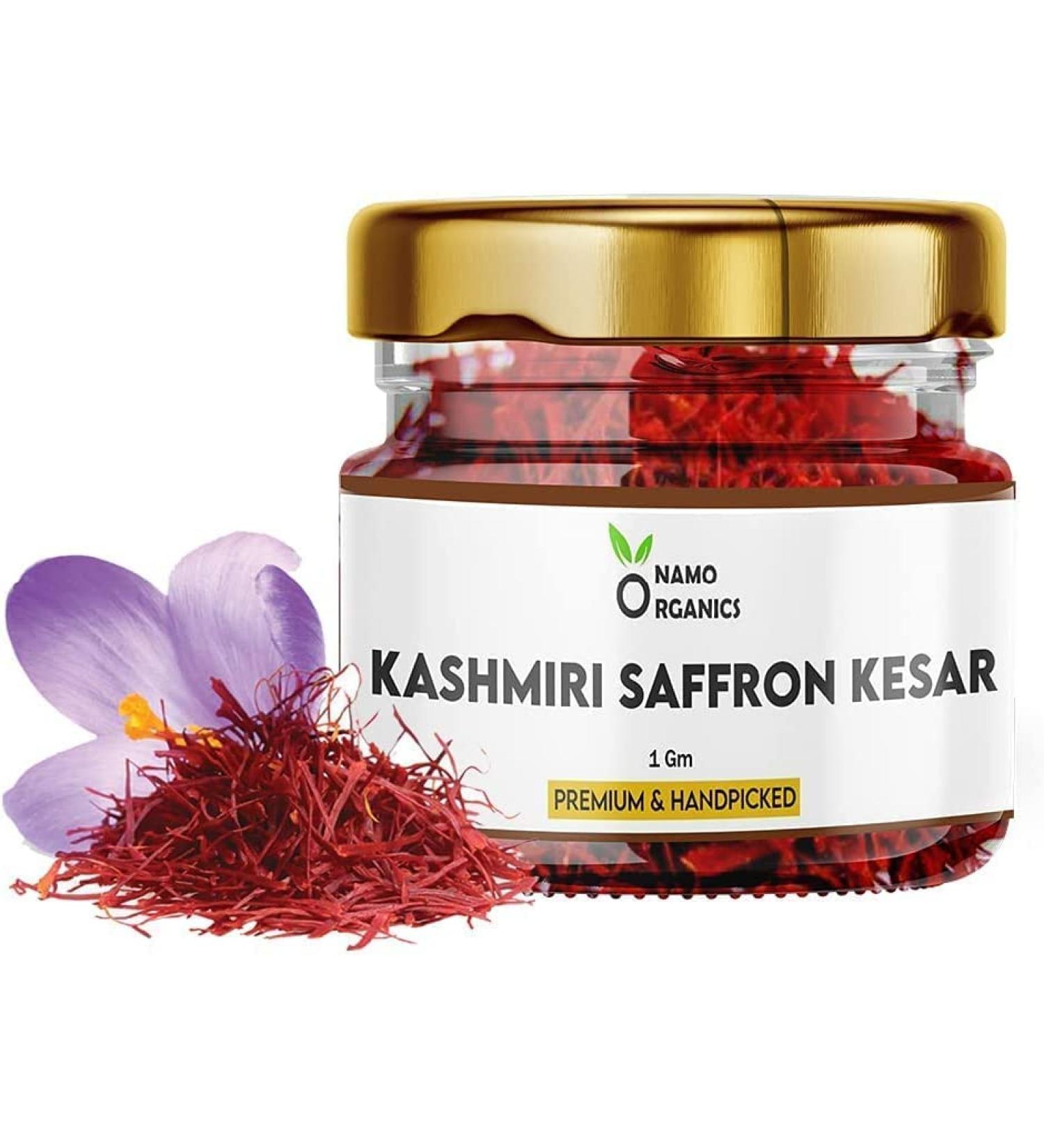 QURA c Care Namo Organics 1 Gm Saffron Original Pure and Organic Kashmiri Kesar Saffron for Pregnant Women 100 Purity Lab Certificate Finest A++ Grade Kashmiri Kesar Saffron Threads - Buy Online on GoSupps.com