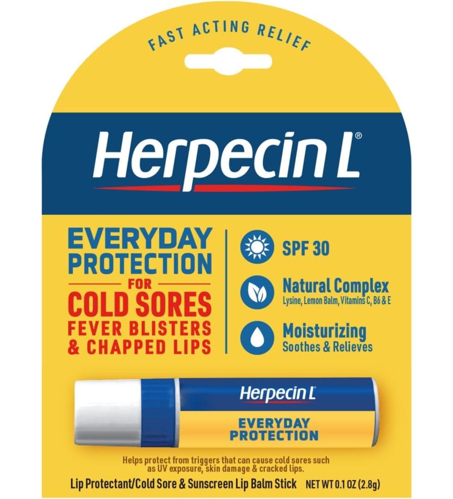 Herpecin L Lip Protectant SPF 30 0.10 oz (Pack of 7) - Buy Online on GoSupps.com