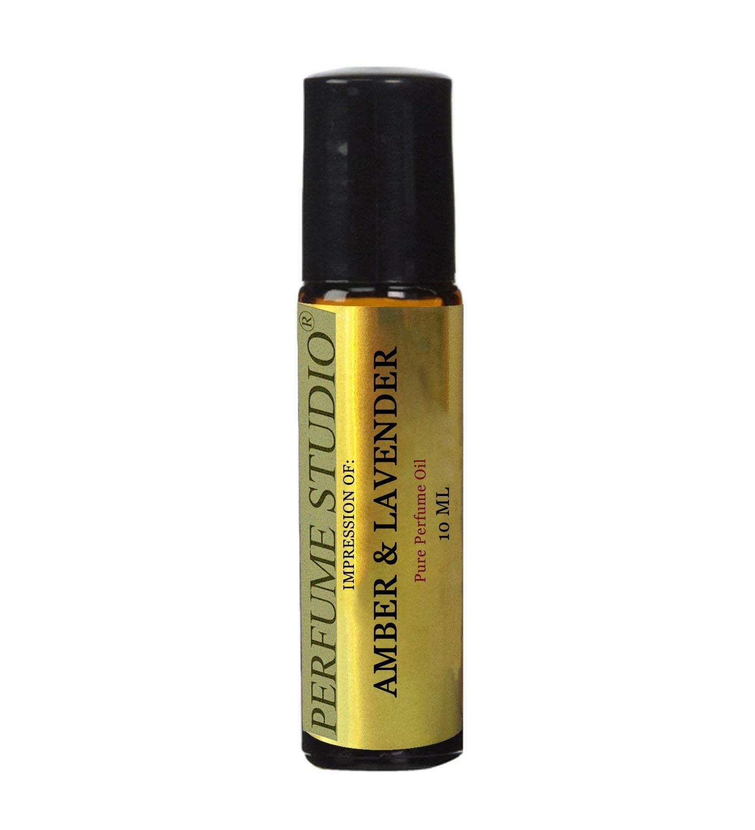 IMPRESSION Fragrance Oil Compatible to Amber & Lavender Perfume Oil 100% Pure No Alcohol Perfume Oil 10ML Roller
