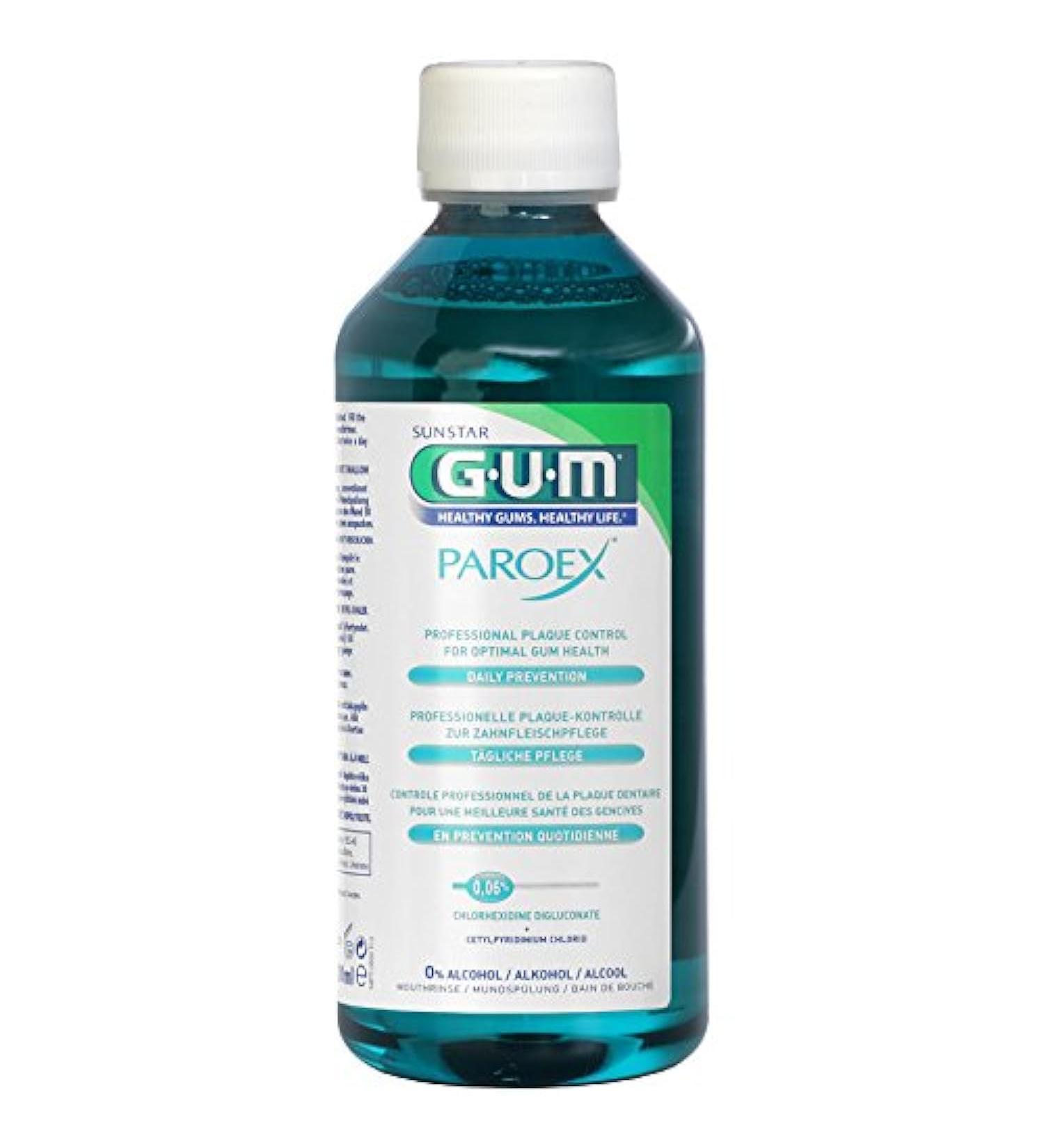 GUM 6-pack Gum Paroex mouthwash 0.06 CHX 500ml (6x 500ml