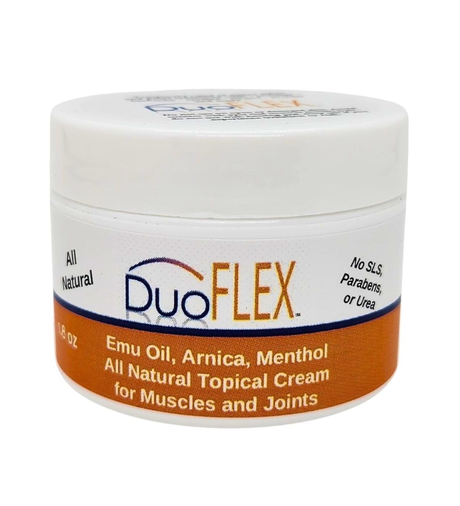 Buy Songline Duoflex Emu Oil Cream All Natural with Arnica & Menthol (1.8 oz) Fast International Shipping - Buy Online on GoSupps.com