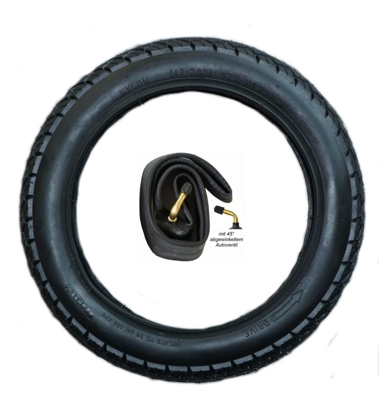Buy 12 Set 47-203 Stroller Wheel Tires & Tubes with 45 Valve - International Shipping Available - Buy Online on GoSupps.com