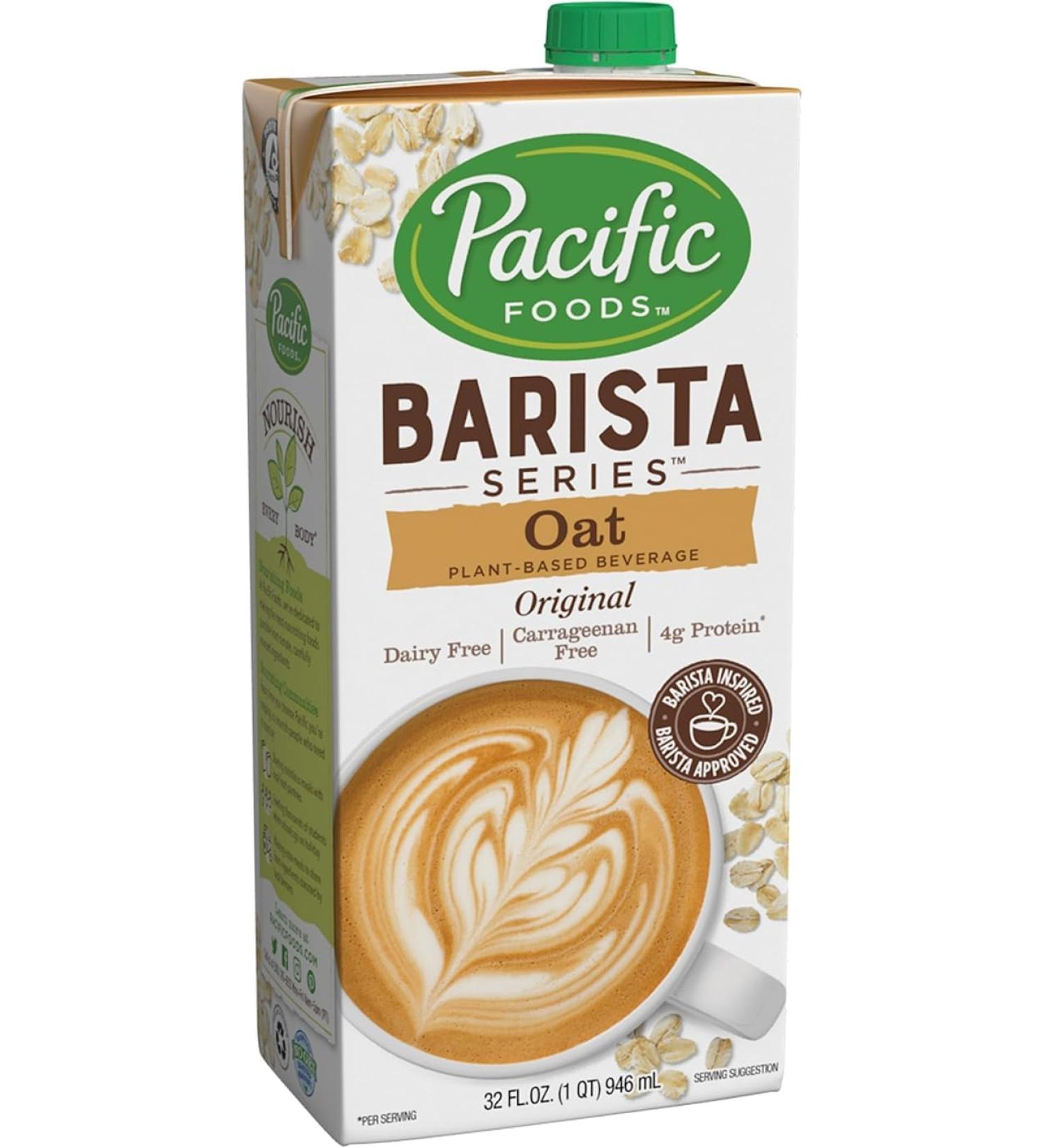 Pacific Foods Barista Series Oat Milk 32 ounce Oat Milk (New Packaging) 946 ml (Pack of 1) - Buy Online on GoSupps.com