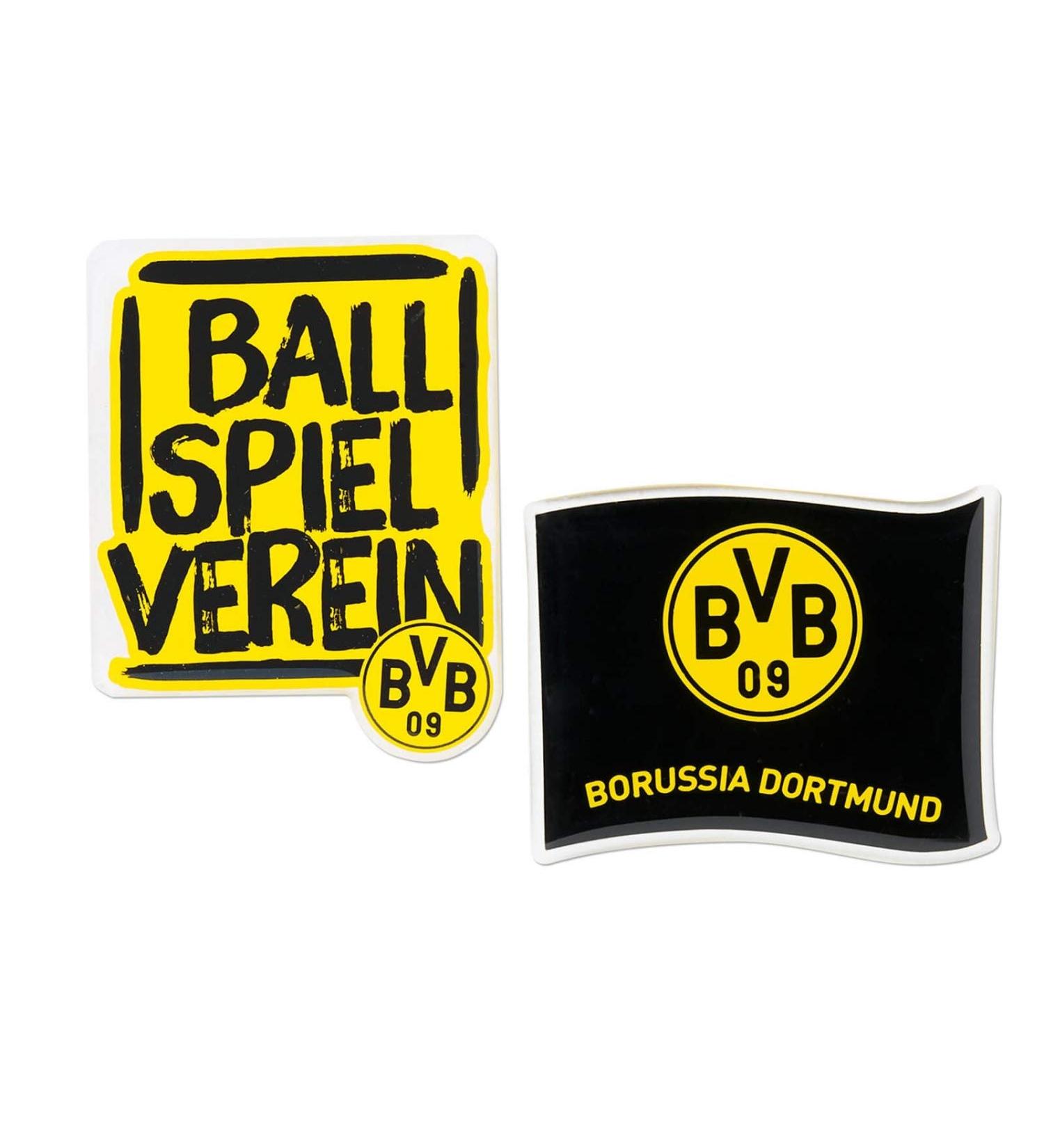 Buy Borussia Dortmund Unisex Adult BVB Doming Stickers Set of 2 - Multicoloured - International Shipping Available - Buy Online on GoSupps.com
