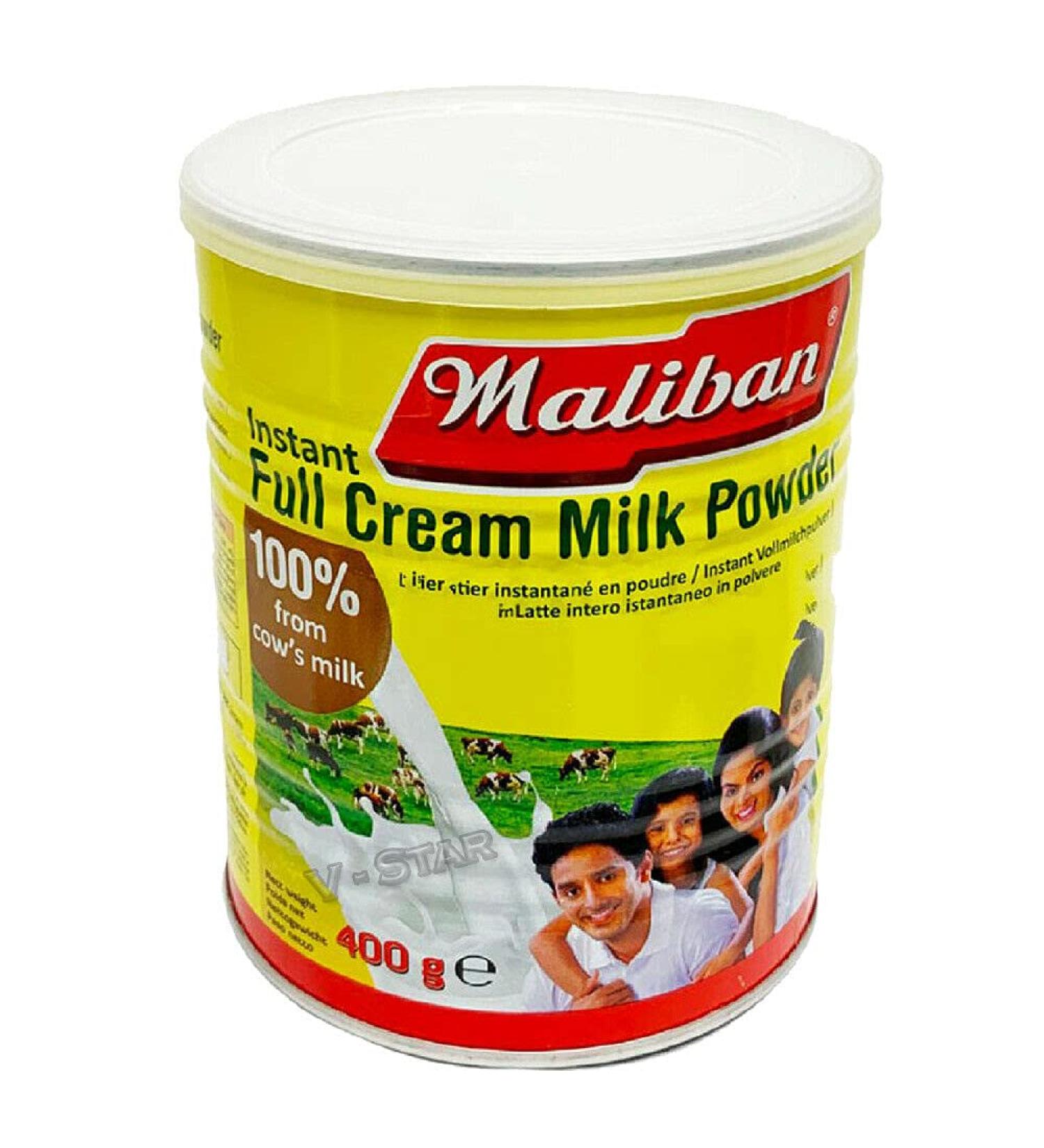 MALIBAN Instant Full Cream Milk Powder 400g TIN 100% Cow's Milk