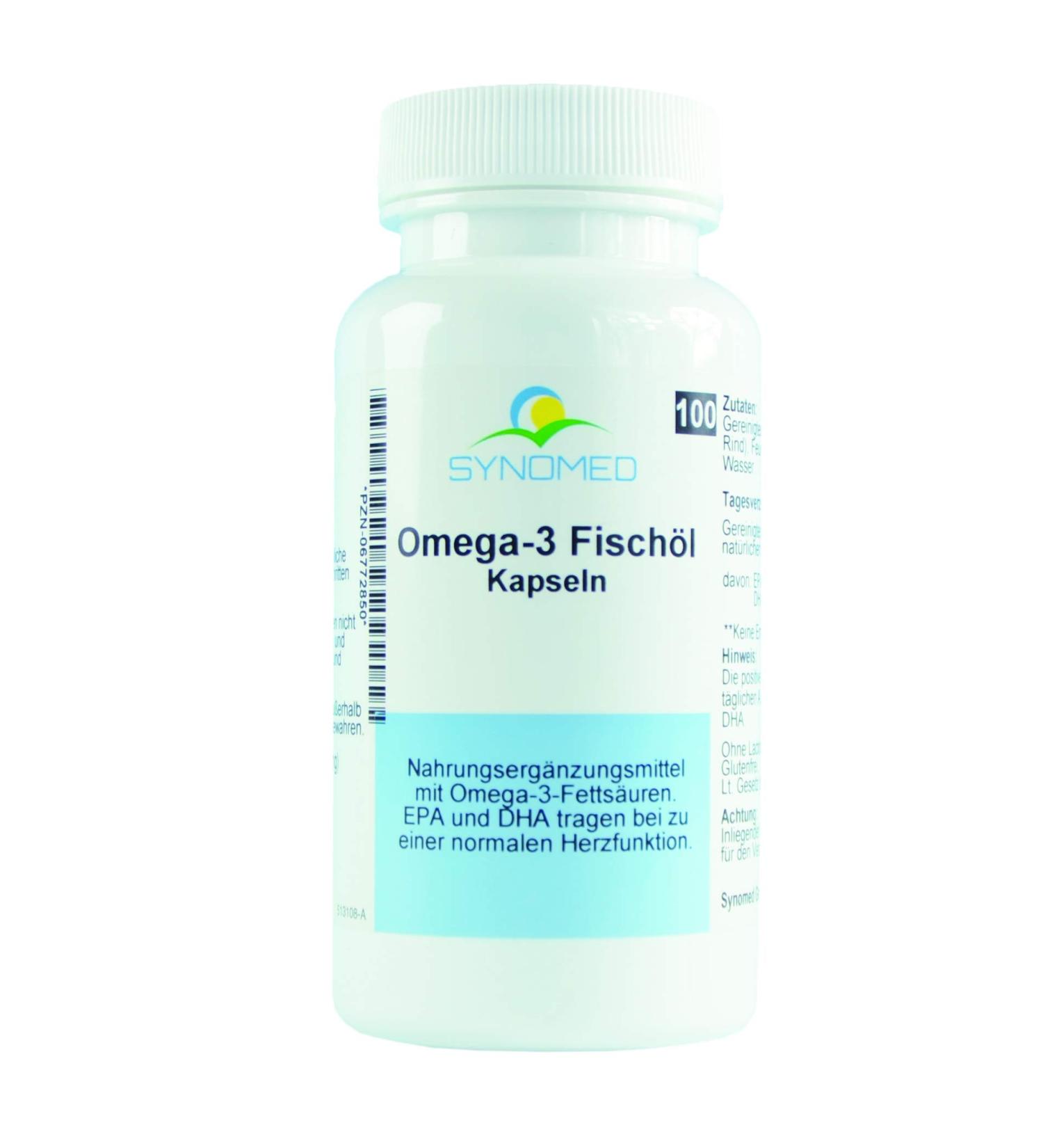 Omega-3 Fish Oil Capsules 100 Capsules (68 g)