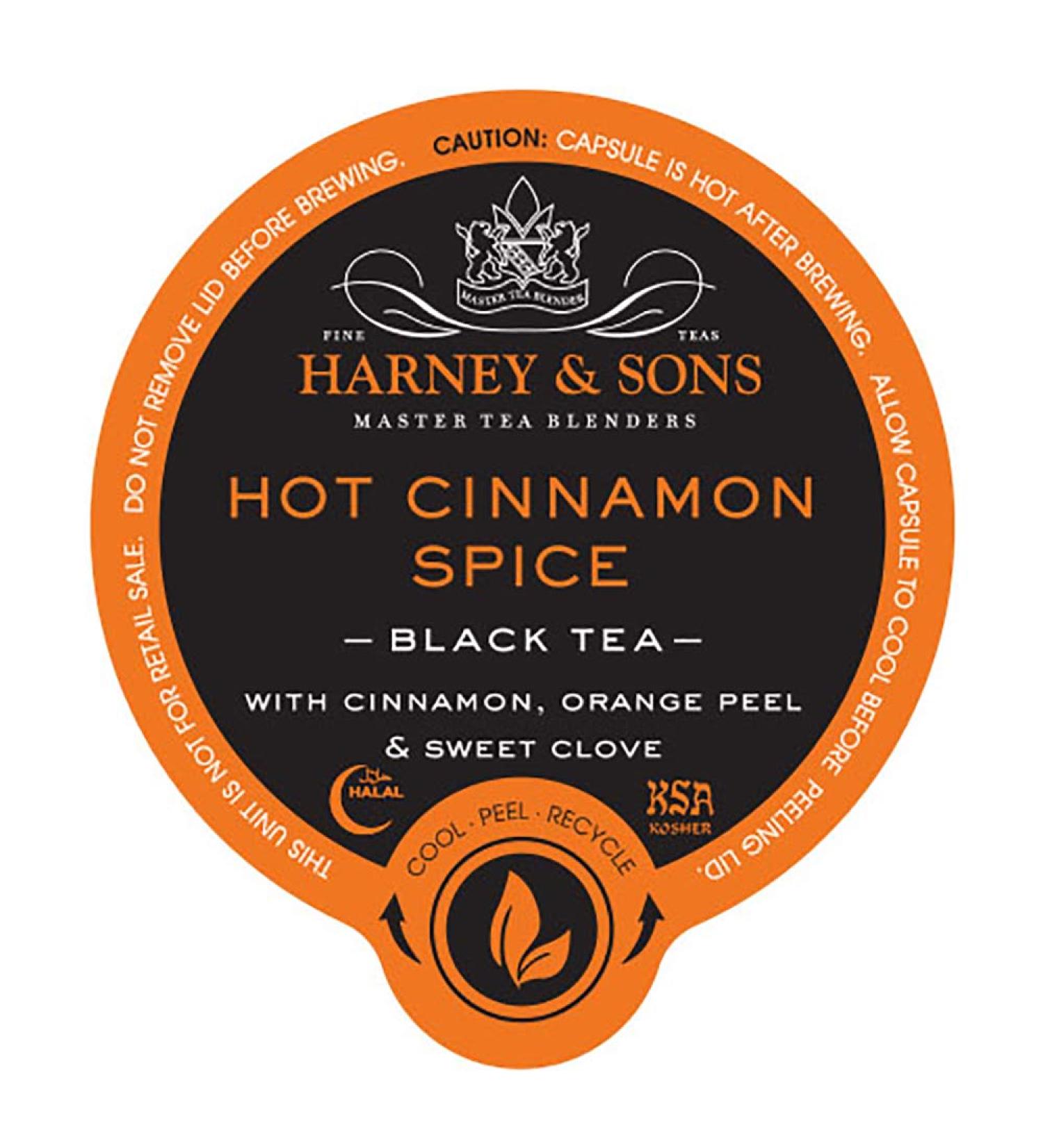 Harney & Sons Hot Cinnamon Spice Tea Capsules - 24 Count (Pack of 1) - Buy Online on GoSupps.com