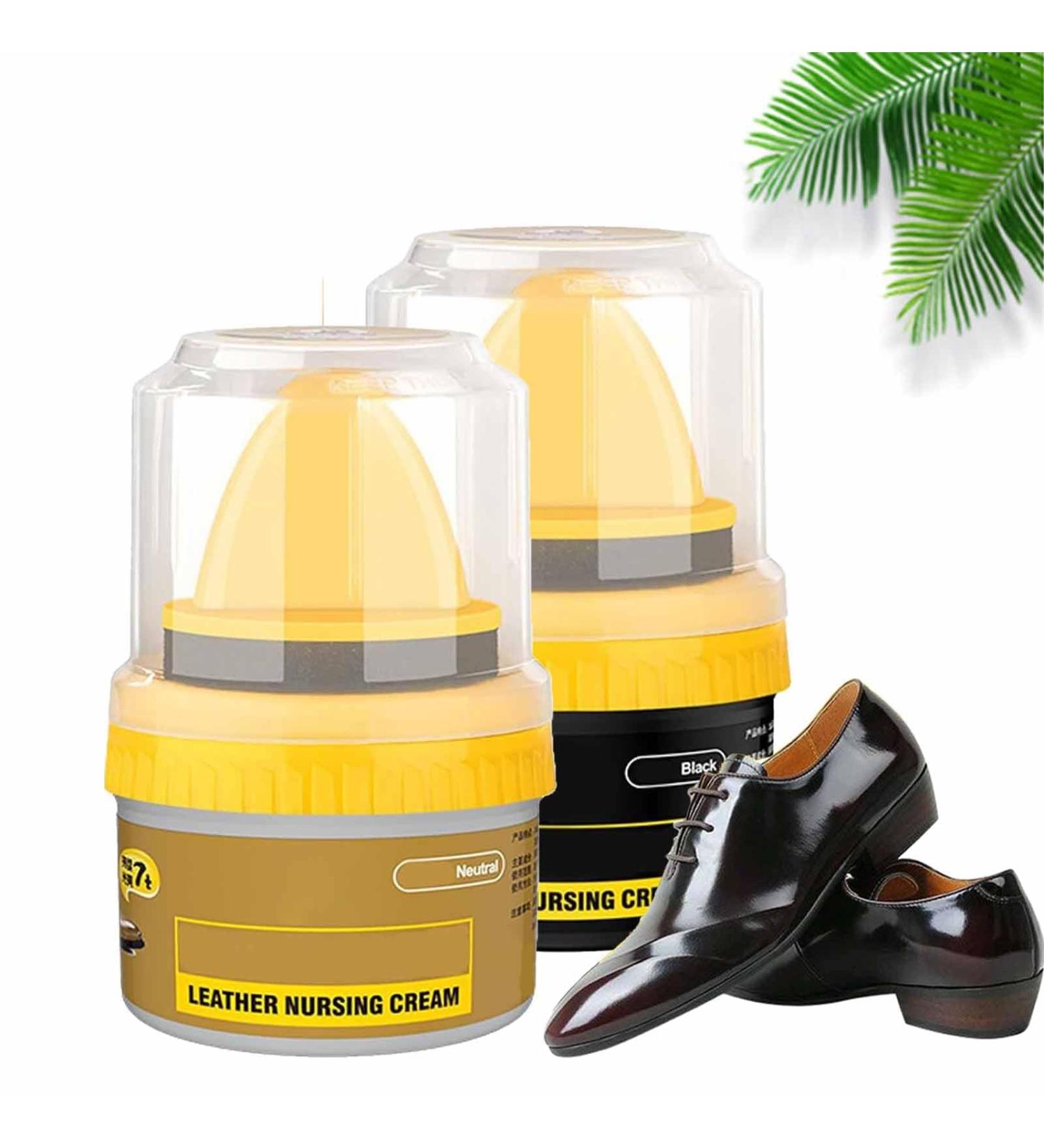 EHOTER 2024 NEW Leather Repair Cream with Sponge Applicator Liquid Shoe Polish 50ml Leather Shoe Polish Shoe Cream Shoe Polish Kit Protects Nourishes Leather Black+transparent - Buy Online on GoSupps.com
