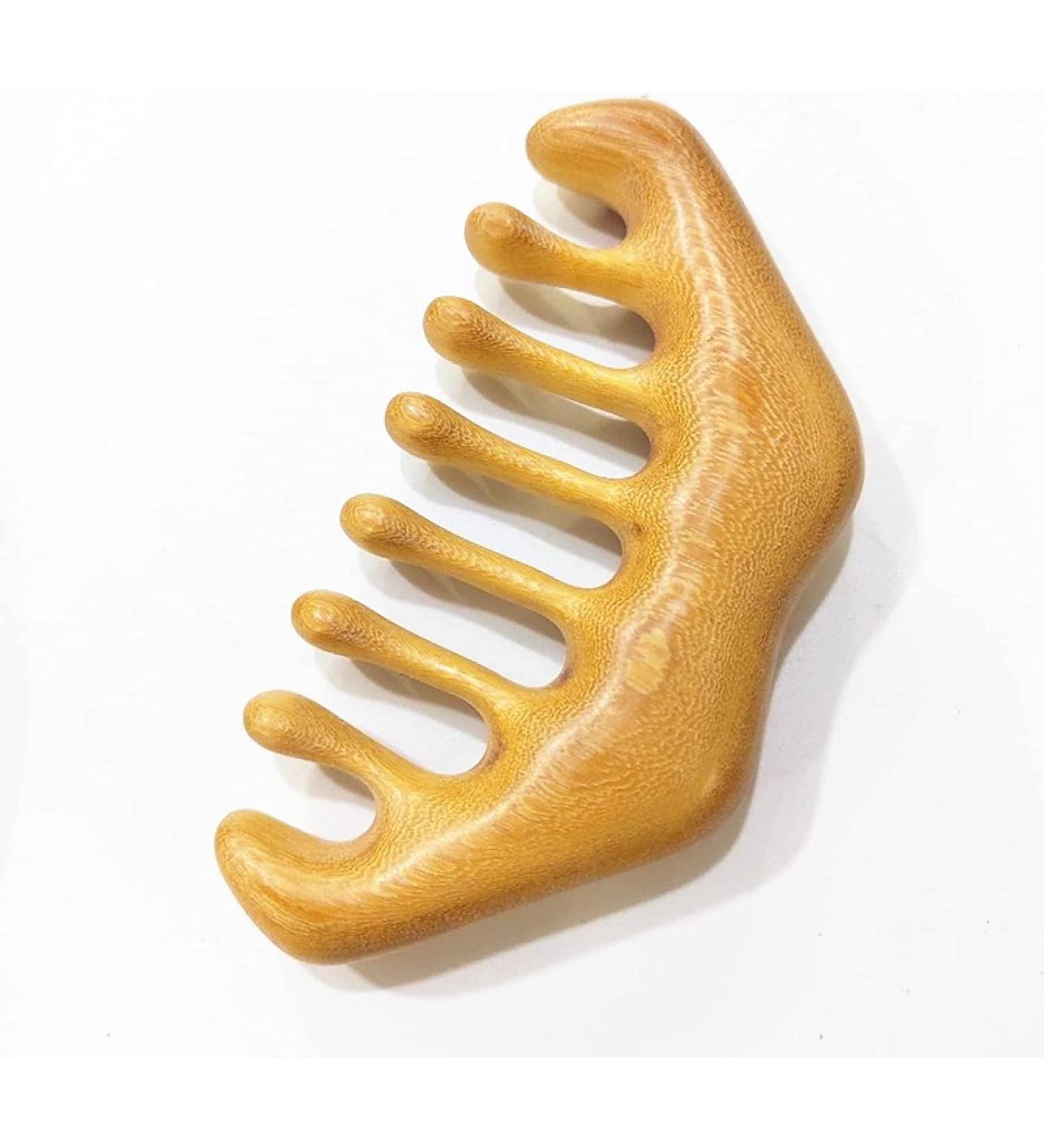 Buy High-Quality Green Sandalwood Massage Tools | 9.5-8.5 cm Roller & Comb for Health & Wellness - Buy Online on GoSupps.com