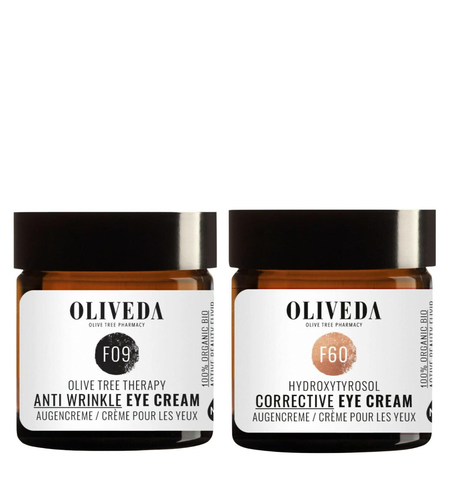 Oliveda F09 Eye Cream 30ml + F60 Hydroxytyrosol Corrective Eye Cream 30ml