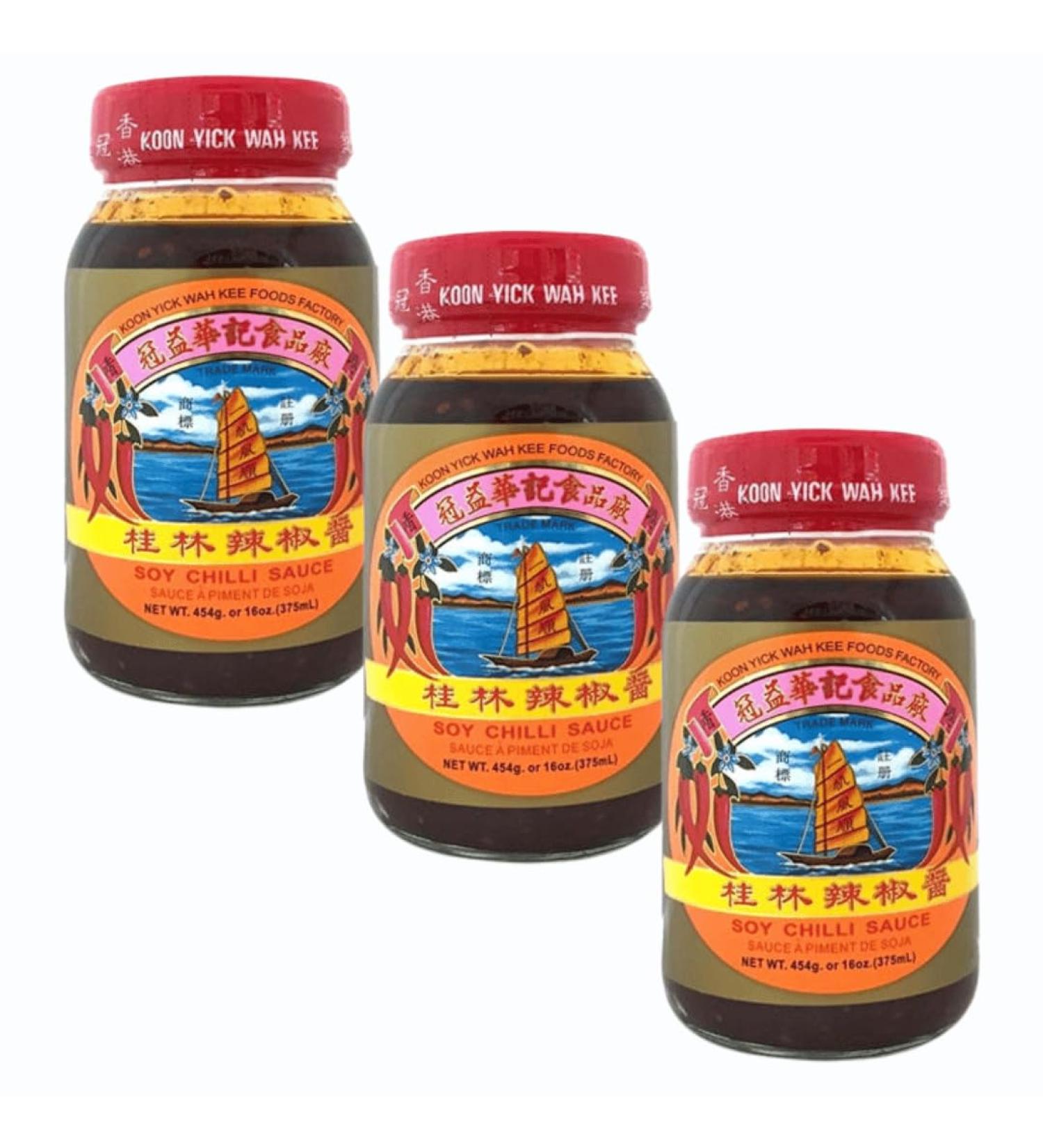 Koon Yick Wah Kee Kweilin Soy Chilli Sauce 454g (Pack of 3) - Buy Online on GoSupps.com