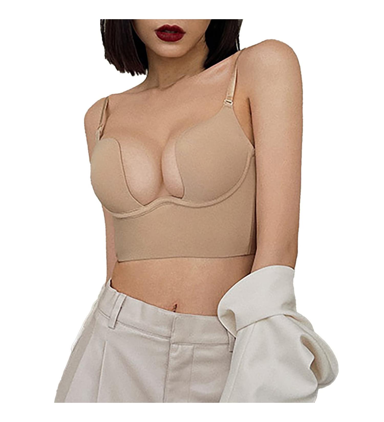 Shop 2024 Women's Low Back Bras - Iron-Bra U-Shape Back-Free Adjustable Straps in Oversize L ge L - Buy Online on GoSupps.com