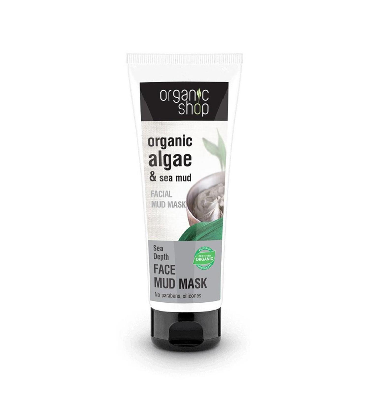 Organic Shop Organic Shop Oczyszczaj ca b otna maska do twarzy Sea Depth Organic Shop