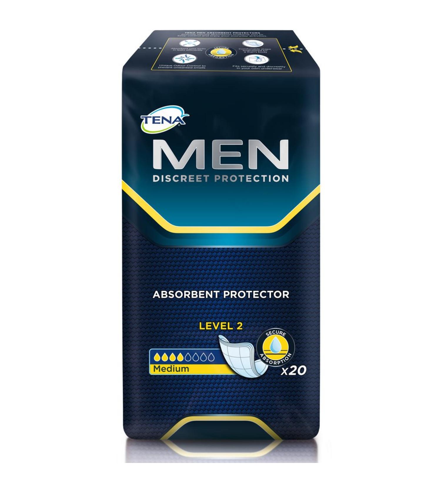 Tena for Men Level 2-12 Packs of 20 12 Packs of 20
