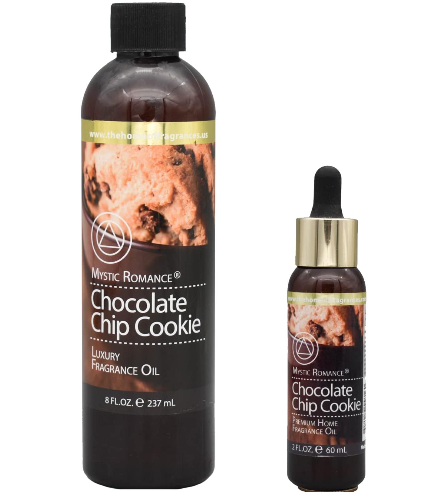 The Home of Fragrances - Set of 2 Bottles of Fragrance Oils - 2oz & 8oz (Chocolate Chip Cookie)