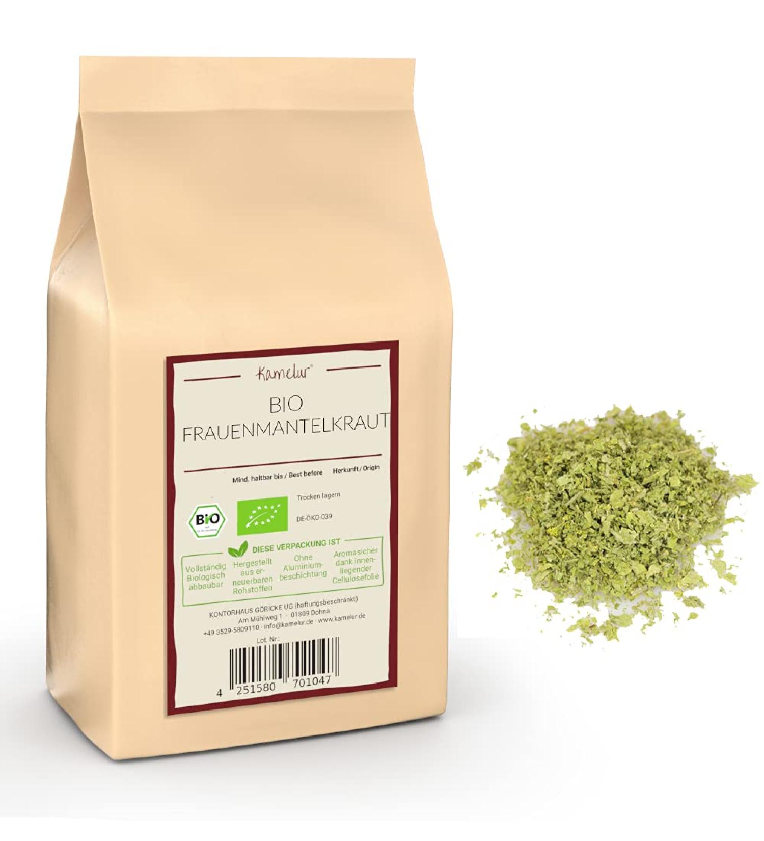 125g de alchemilla BIO herbe s ch e et coup e pour le th de Alch mille commune (Alchemilla vulgaris) BIO - th de haute qualit sans additifs - alchemille dans un emballage biod gradable - Buy Online on GoSupps.com