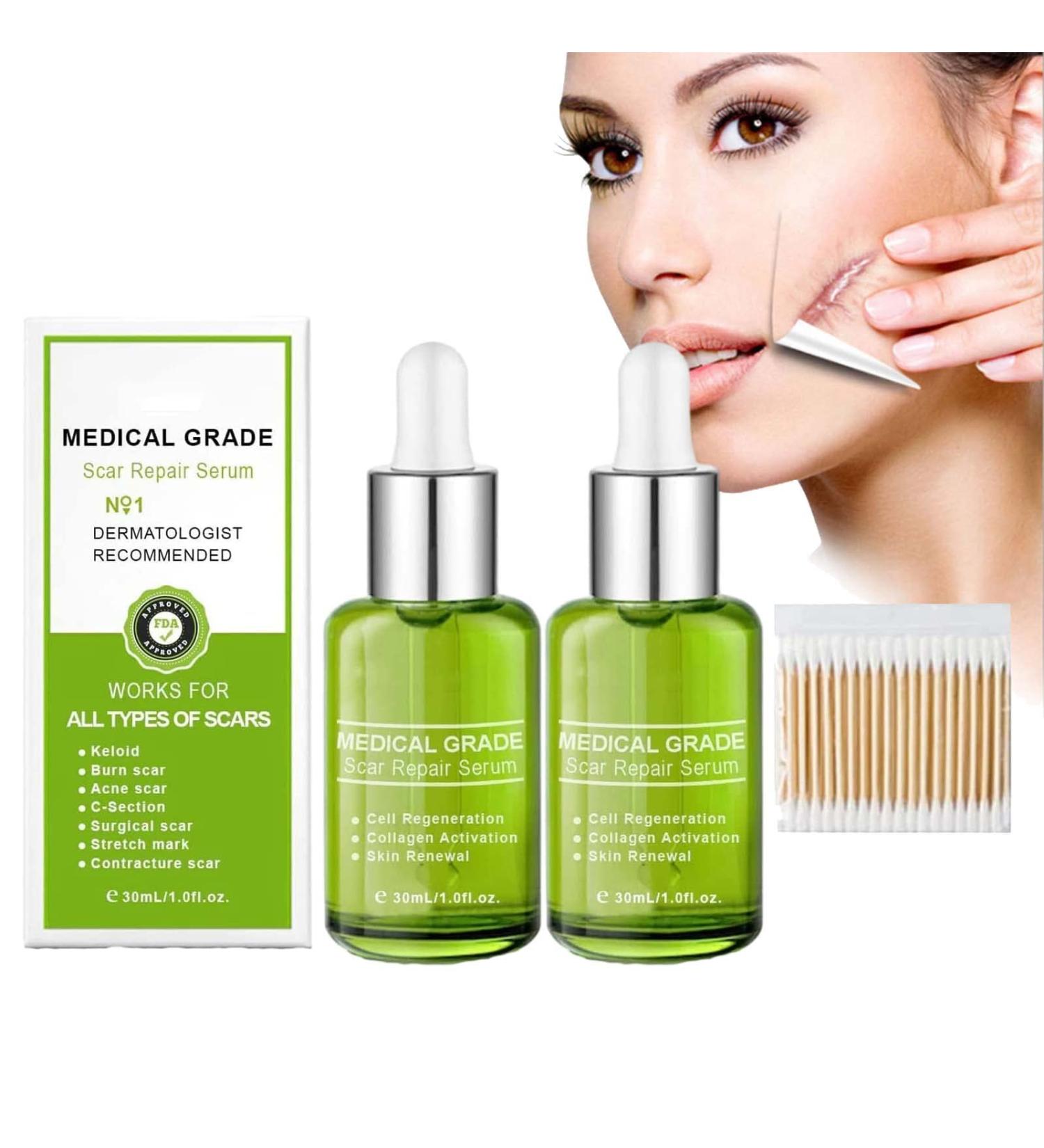 Goopgen Advanced Scar Repair Serum - Medical Grade Treatment for All Types of Scars - 30ml (2pcs) - Buy Online on GoSupps.com