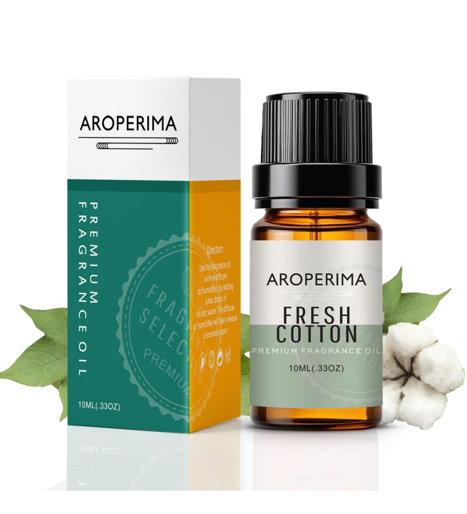 AROPERIMA Fresh Cotton Fragrance Oil Premium Grade Scented Oil for Aroma Diffusers Perfume Candle and Soap Making - 10ml - Buy Online on GoSupps.com