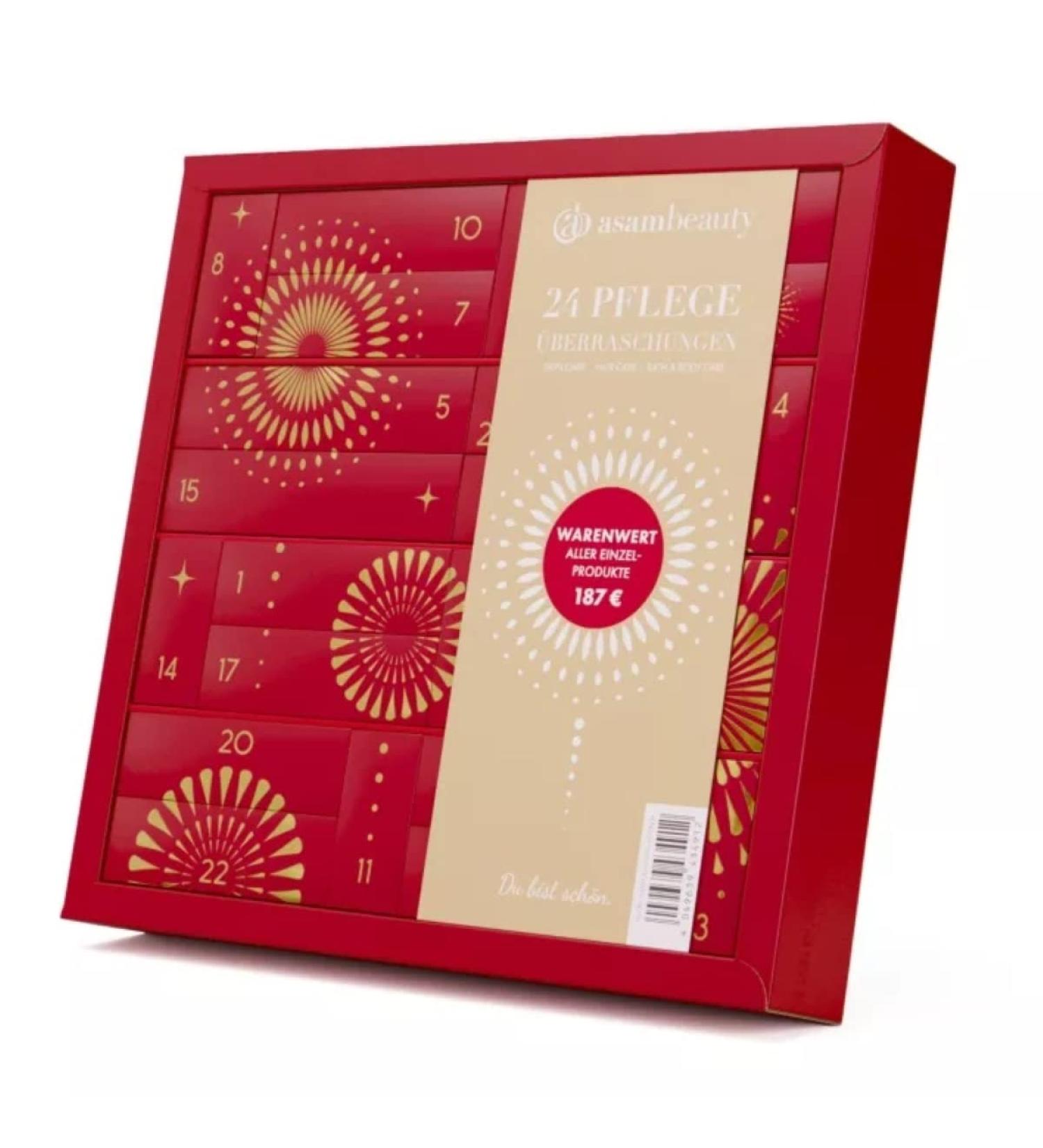 Asambeauty Advent Calendar 2022 | 24 M. Asam & Ahuhu Surprises | Body Care Hair Care Face Creams & Serums | 187 Value | Perfect Christmas Gift - Buy Online on GoSupps.com