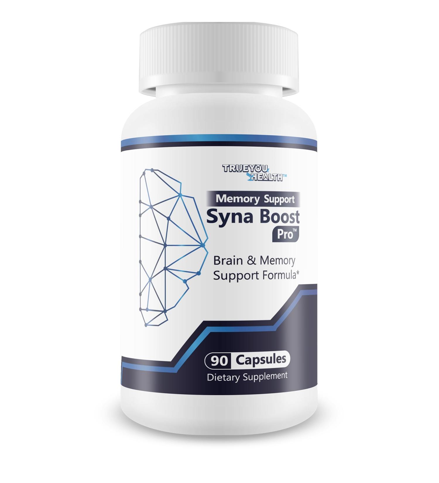 Memory Support Syna Boost Pro - Our Best Memory Supplement for Brain Support - Memory Focus Supplement - Memory Help Supplement - Memory Booster Supplement - Focus Memory Brain Supplement Synaboost - Buy Online on GoSupps.com