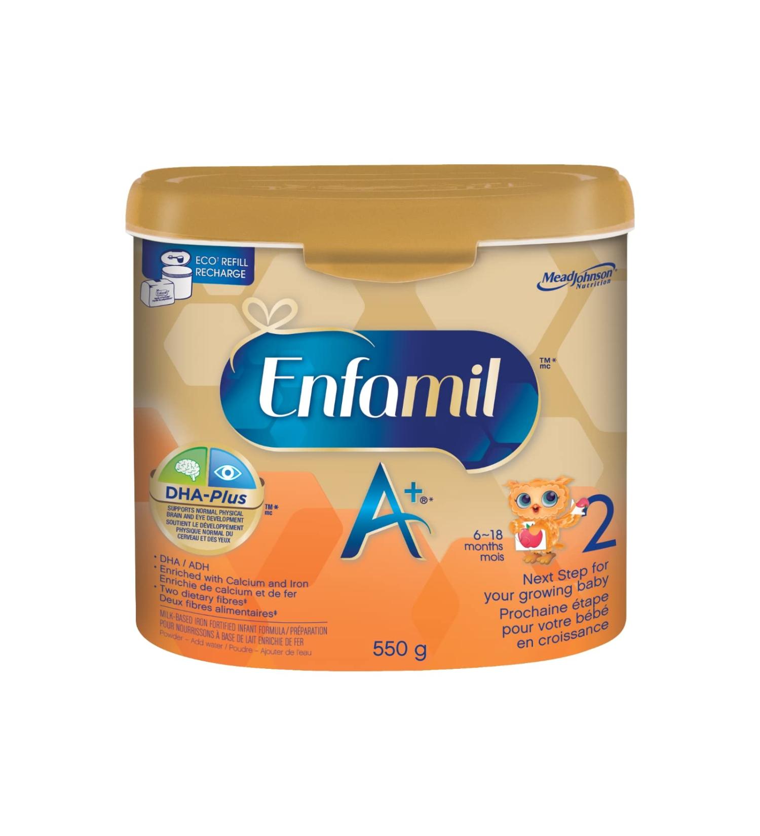 Enfamil A+ 2 Infant Formula Powder Tub 550g - Buy Online on GoSupps.com