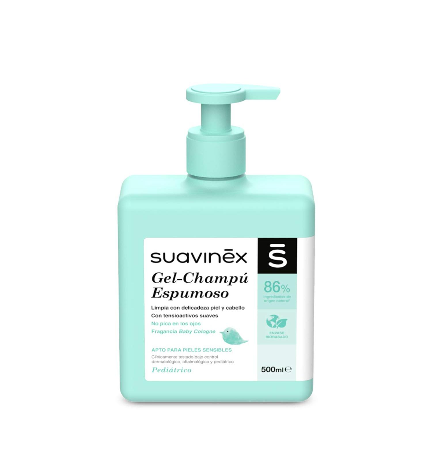 SUAVINEX 303723 Gel Sparkling Shampoo 500ml - Gentle Cleansing for Soft & Shiny Hair - Buy Online on GoSupps.com