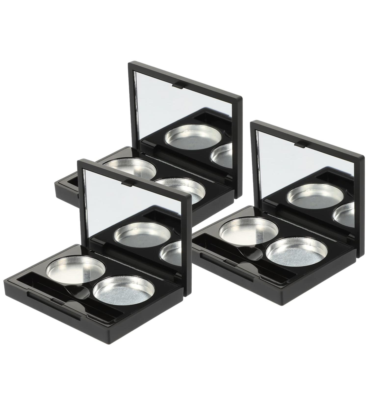 FRCOLOR 3 Sets Double Box Eye Shadow Box Highlighters Eyeshadow Cases Eyeshadow Pallet Cosmetics Travel Girl - Buy Online on GoSupps.com