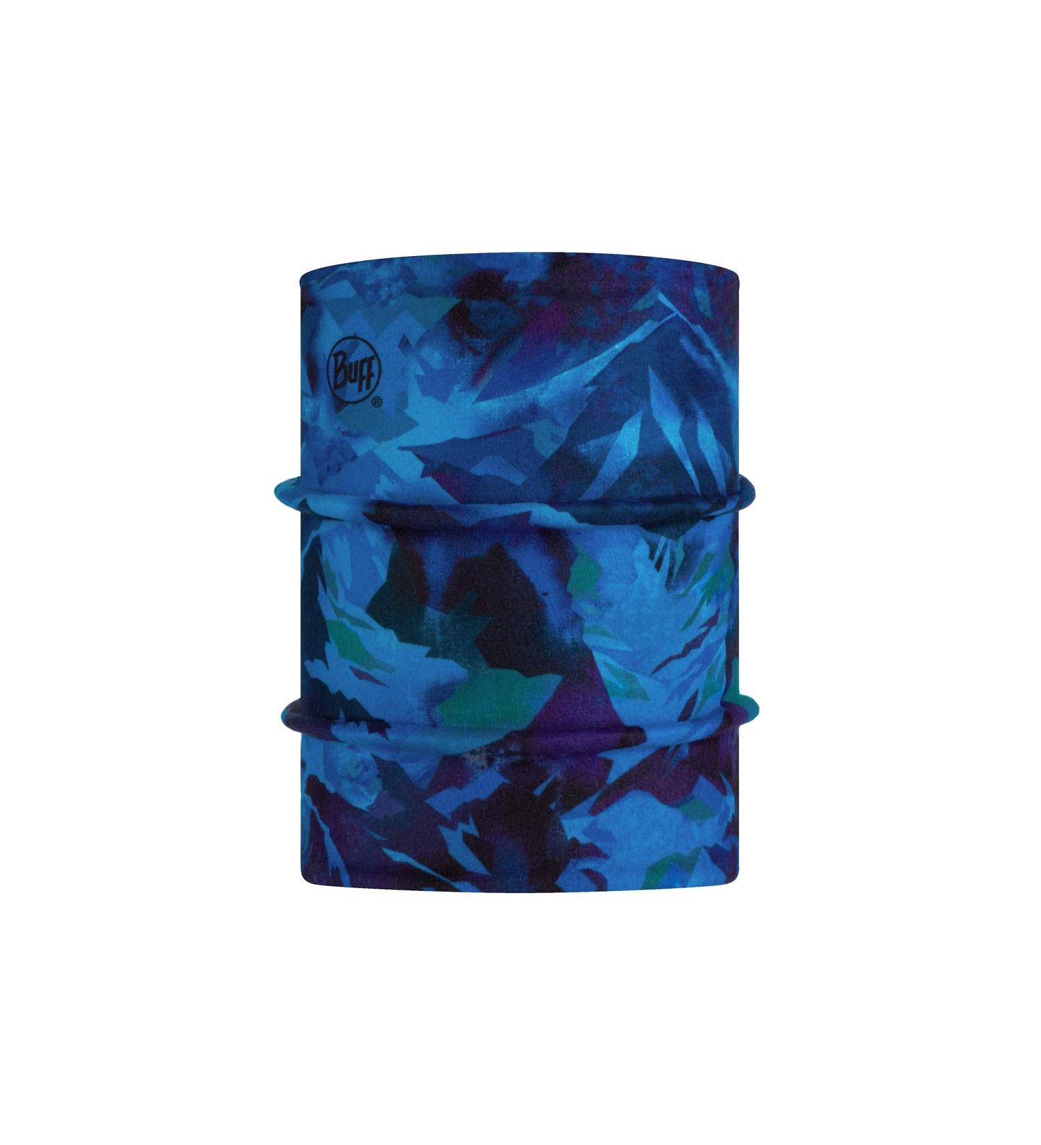 BUFF Reversible Polar Neckwarmer Kids HIGH Mountain Blue Unisex One Size,Black