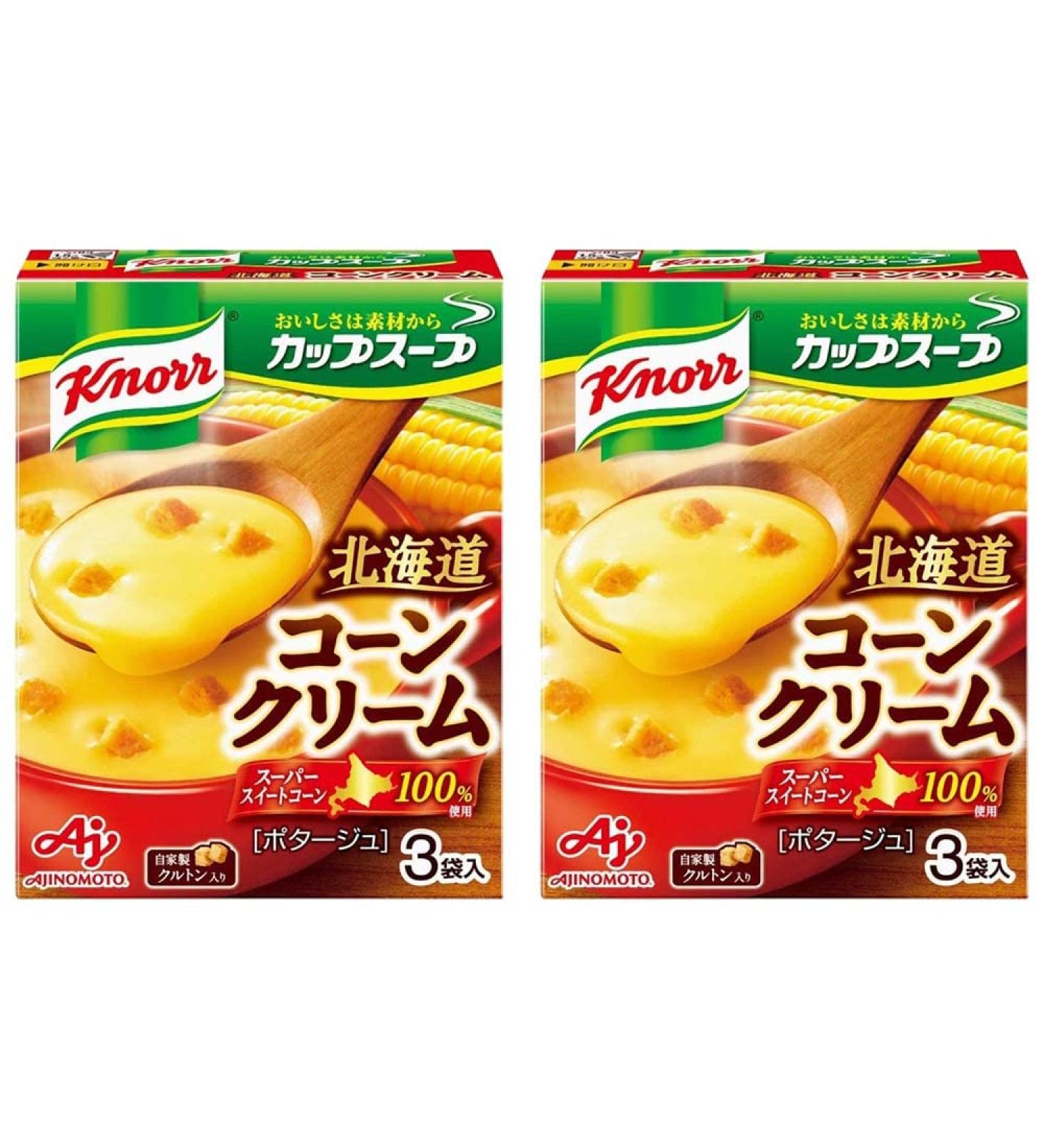 Knorr cup soup corn cream super sweet corn 3 bags x 2 With MAIKO sticker Pio big bazar - Buy Online on GoSupps.com