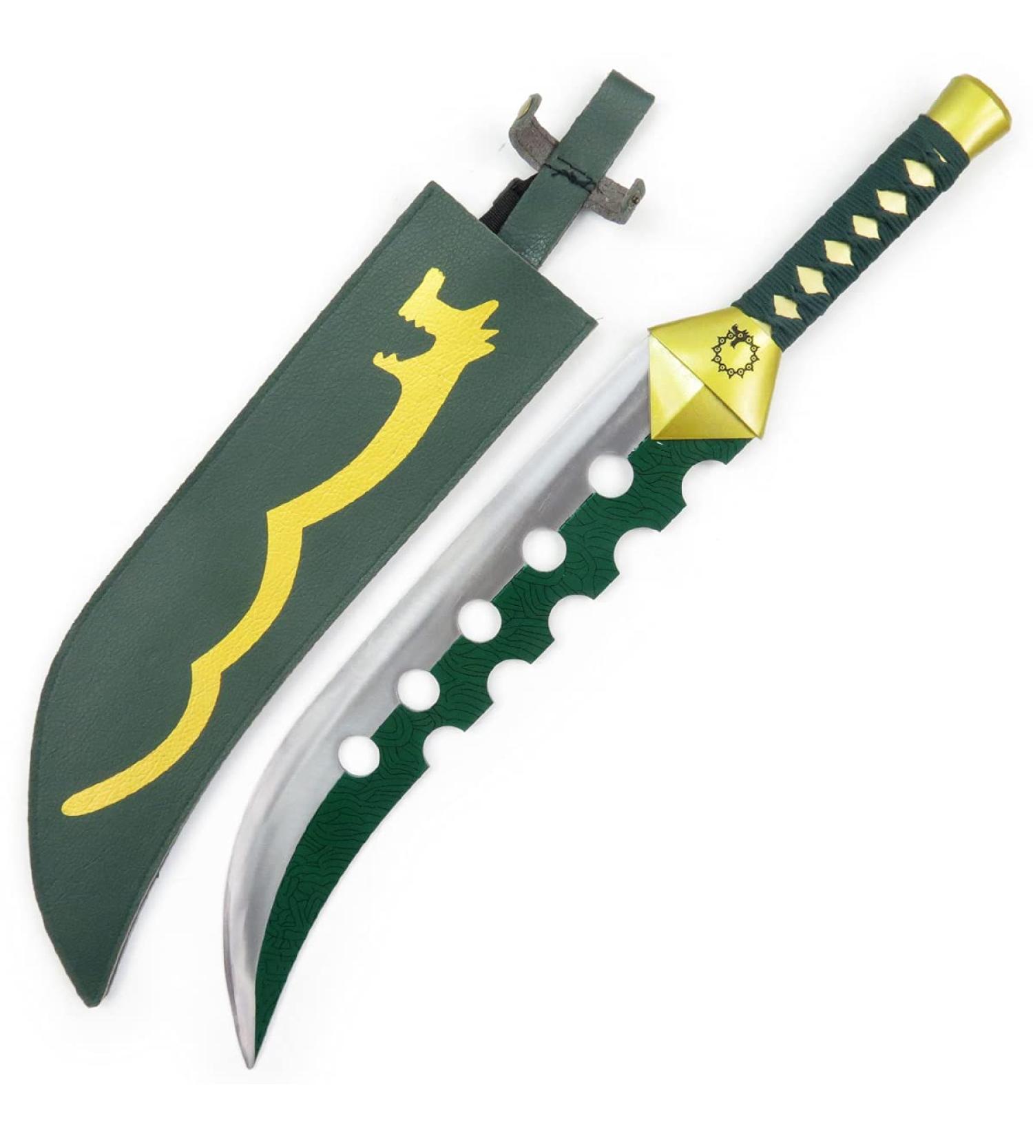 Anime Seven Deadly Sins Meliodas Cosplay Sword | Metal Broken Sword Toy 29.1in - Buy Online on GoSupps.com