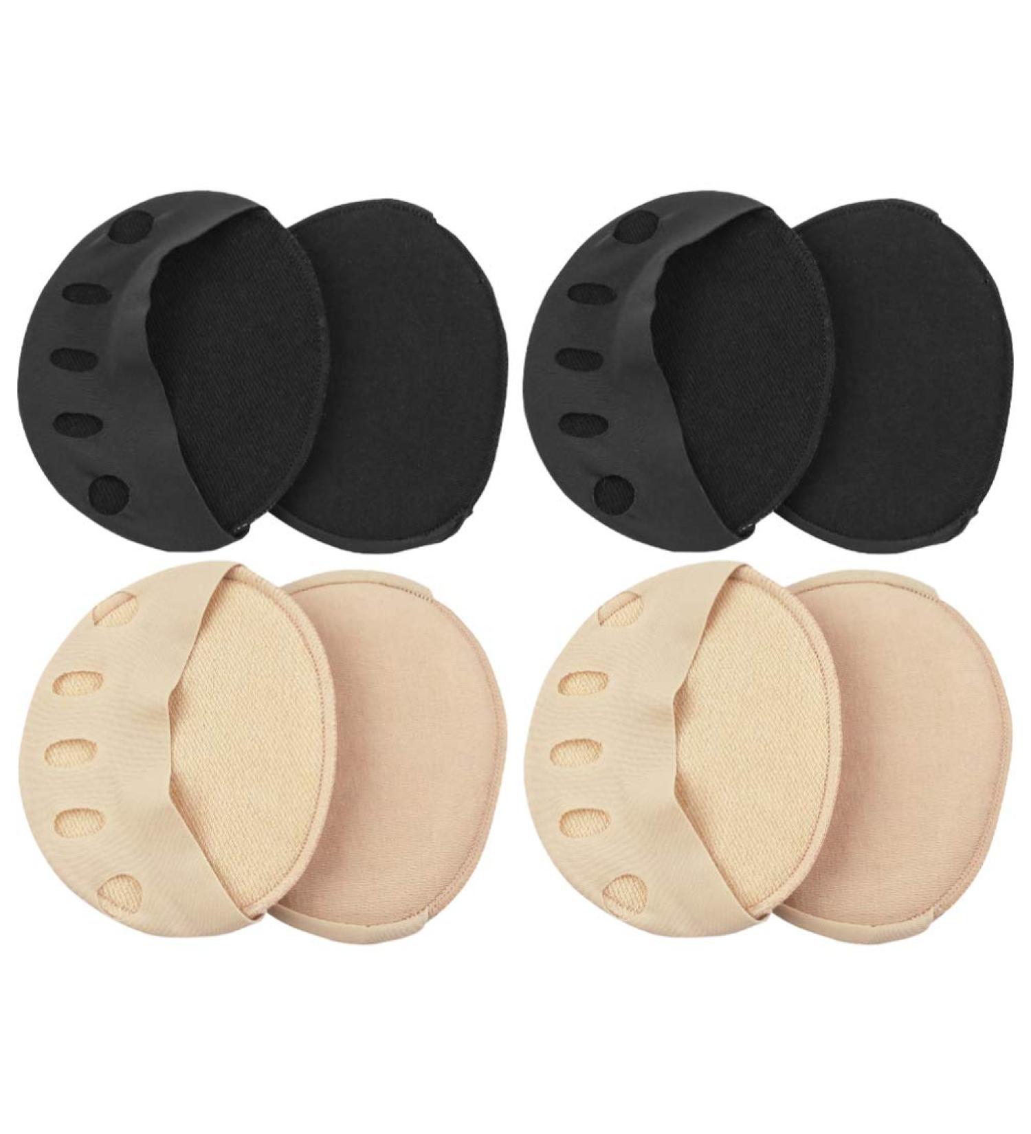 4 Pairs High Heels Forefoot Pads & Sleeves - Comfortable Footies Socks for Women - Buy Online on GoSupps.com