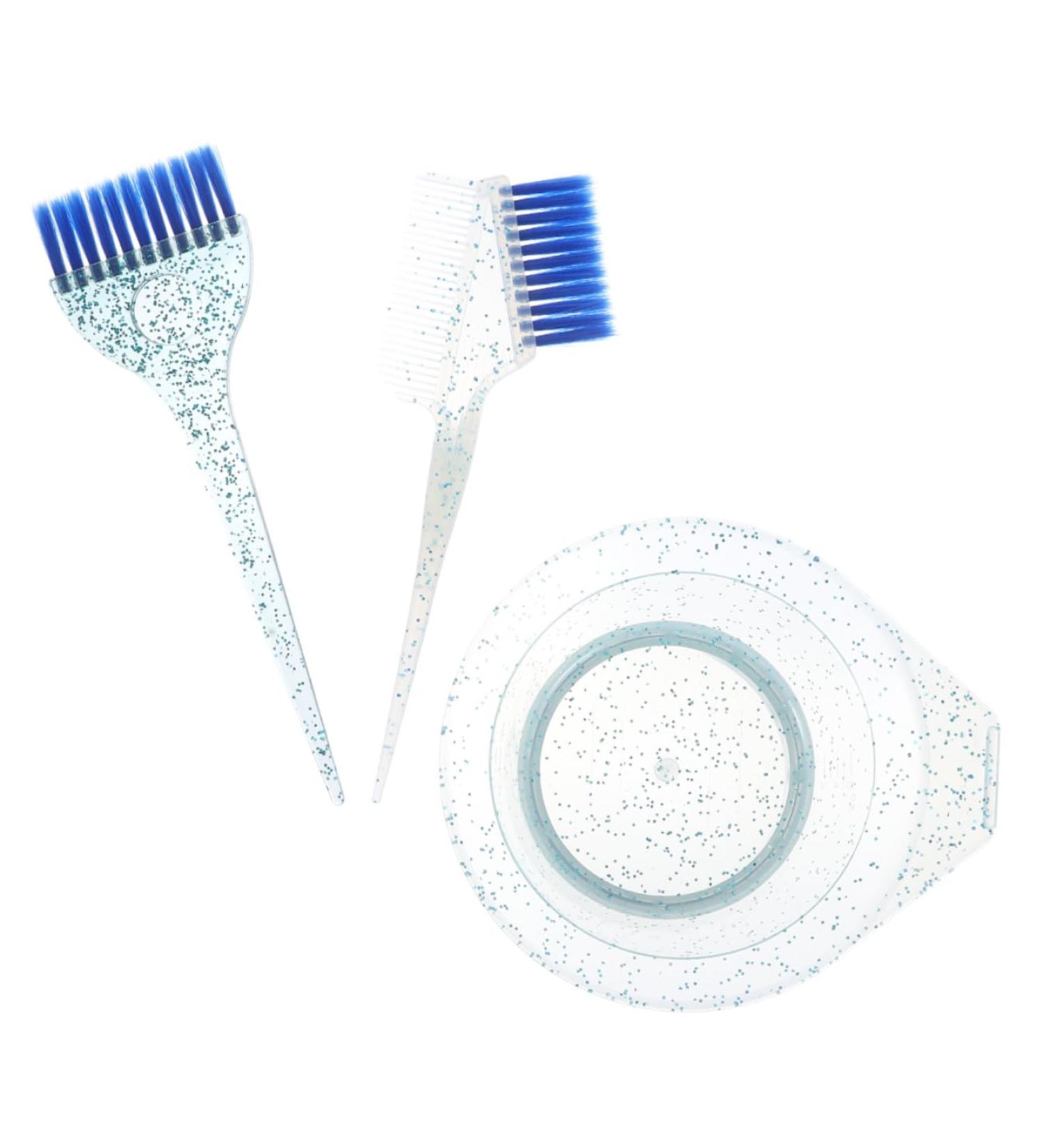 Veemoon Ensemble Pinceau Coloration Cheveux Et Bol M langeur Transparent 3 Pi ces Taille Moyenne Poils Doux R utilisables Pour Salon Coiffure Et Usage Personnel - Buy Online on GoSupps.com