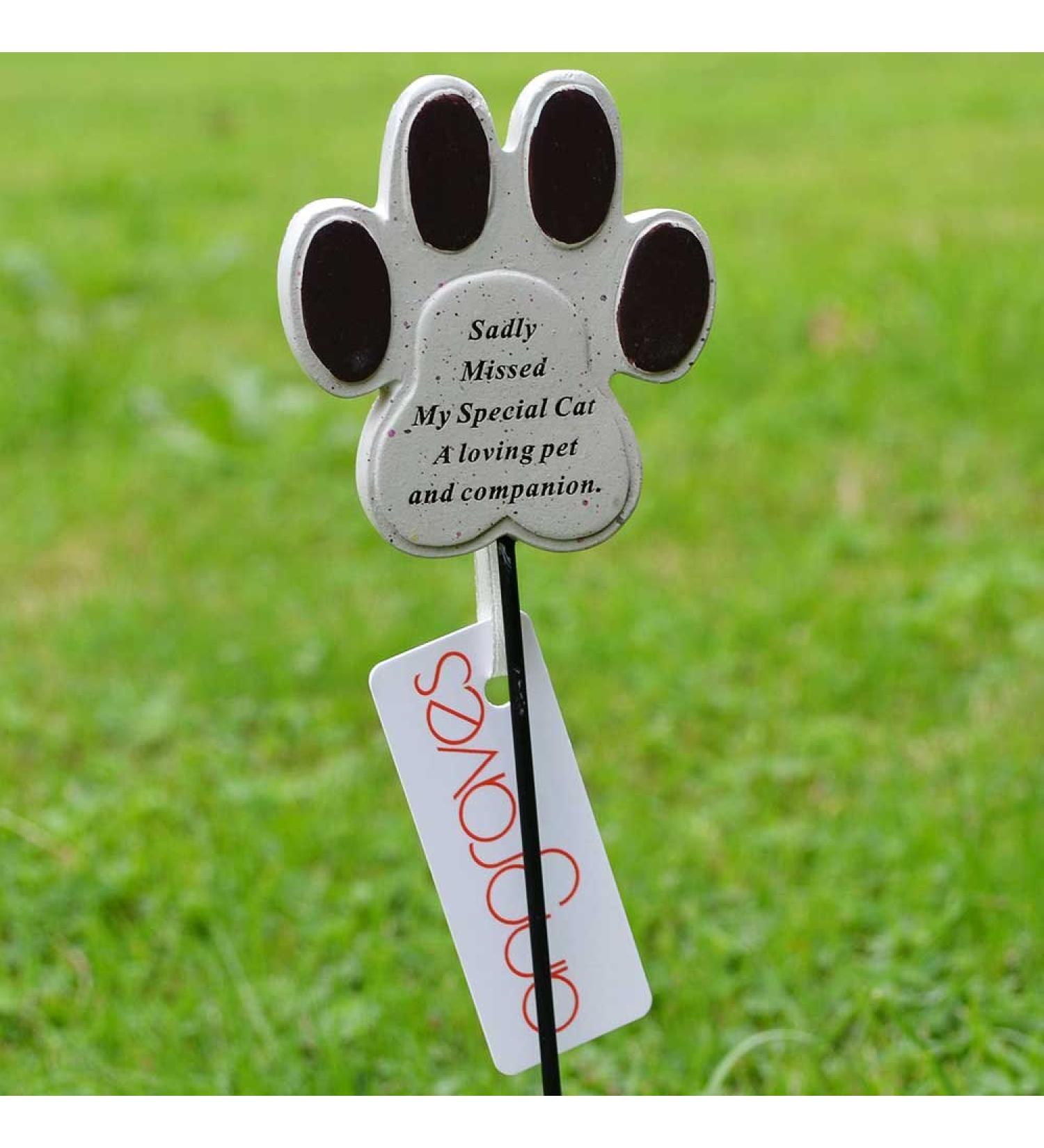 Angraves Special Cat Paw Print Memorial Pet Memory Tribute Stick - Buy Online on GoSupps.com
