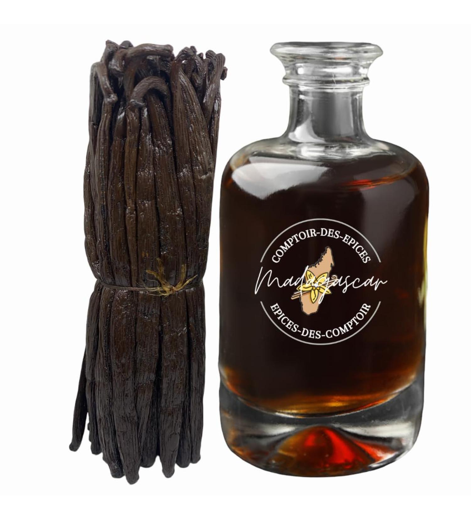 Natural Bourbon Vanilla Extract (100 ml) Vanilla Extract without Sugar (Fresh Company). - Buy Online on GoSupps.com