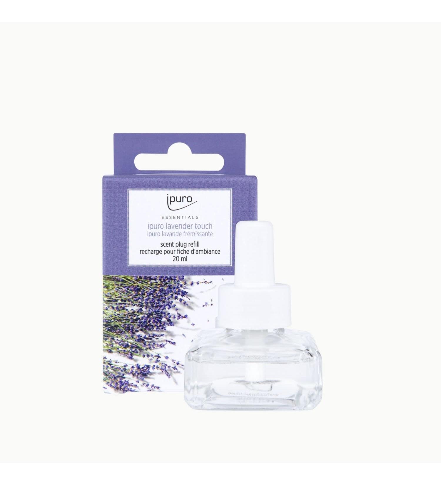 Ipuro Lavender Touch - Electric Scent Plug Refill 20ml | Contemplative Lavender Room Fragrance | Refillable Air Freshener for a Puristic Experience - Buy Online on GoSupps.com