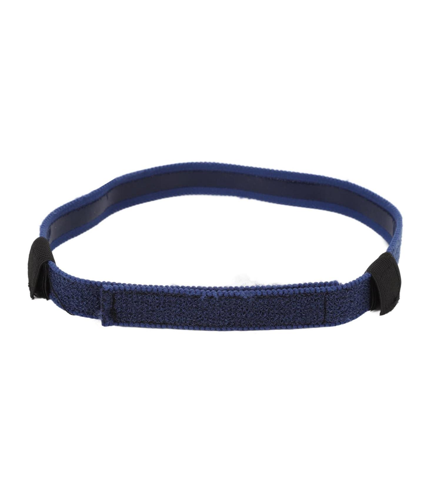 Nasal Cannula Headband with Silicone Lining - Adjustable & Comfortable Ear Protectors for Elders, Adults, Children - Dark Blue - Buy Online on GoSupps.com